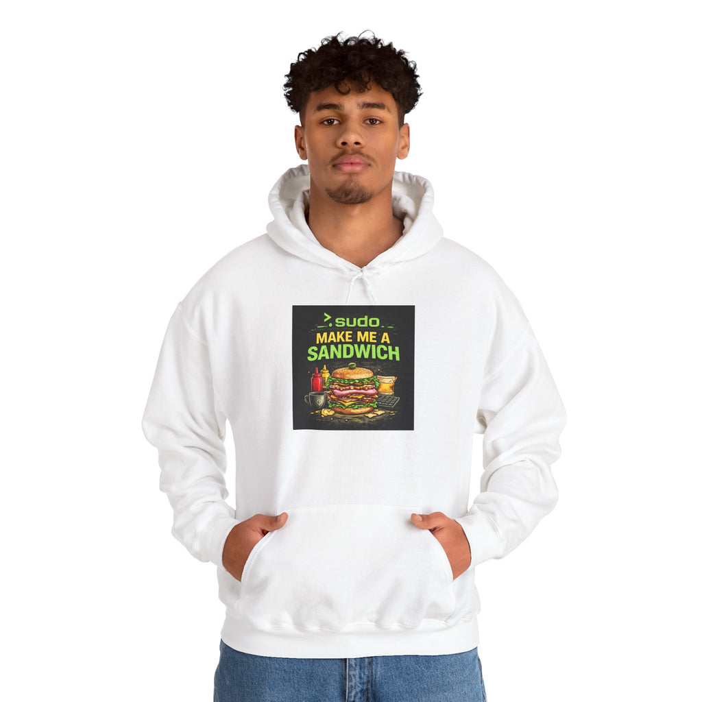 ">.Sudo Make Me A Sandwich" IT Humor Unisex Heavy Blend™ Hoodie