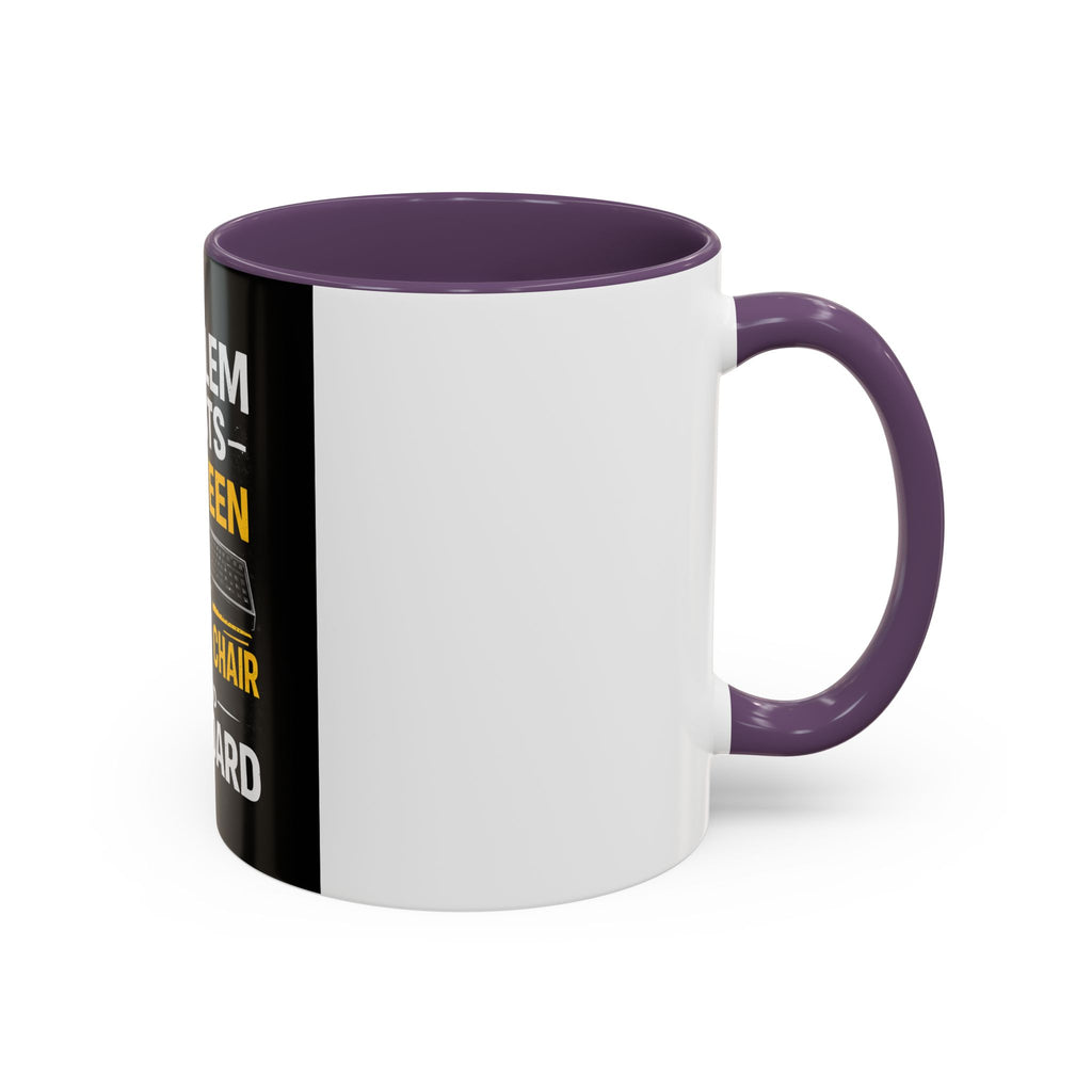 "Problem Exists Between Chair and Keyboard" Funny IT Programmer Office Gift Coffee Mug