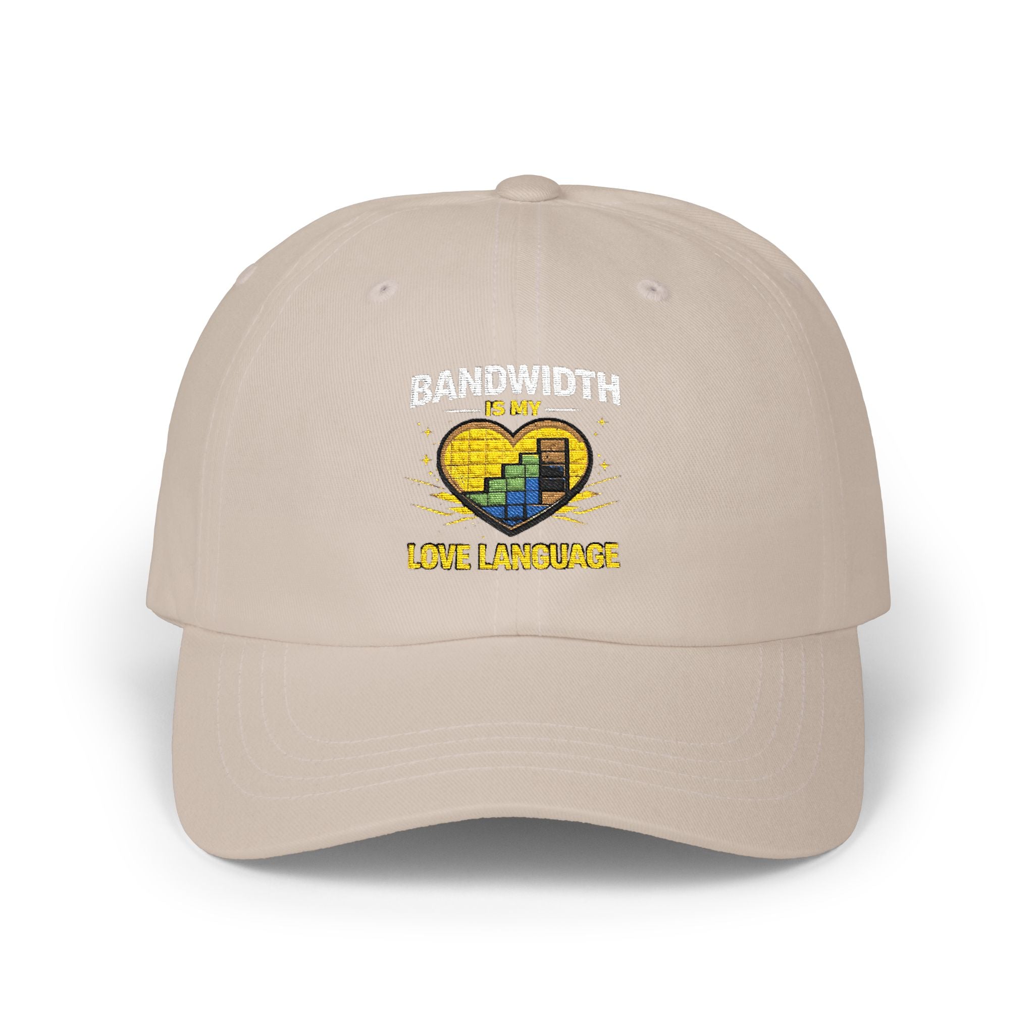 "Bandwidth is my Love Language" Tech Humor Funny IT Baseball Hat/Cap