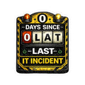 "0 Days Since Last IT Incident" Tech Humor Funny IT Kiss-Cut Stickers IT Humor
