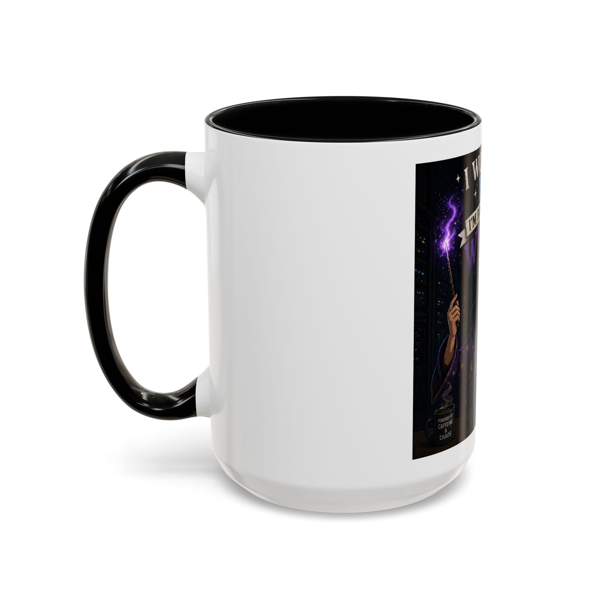 "I Work in IT... I'm Basically a Wizard" Funny IT Tech Support Humor Coffee Mug