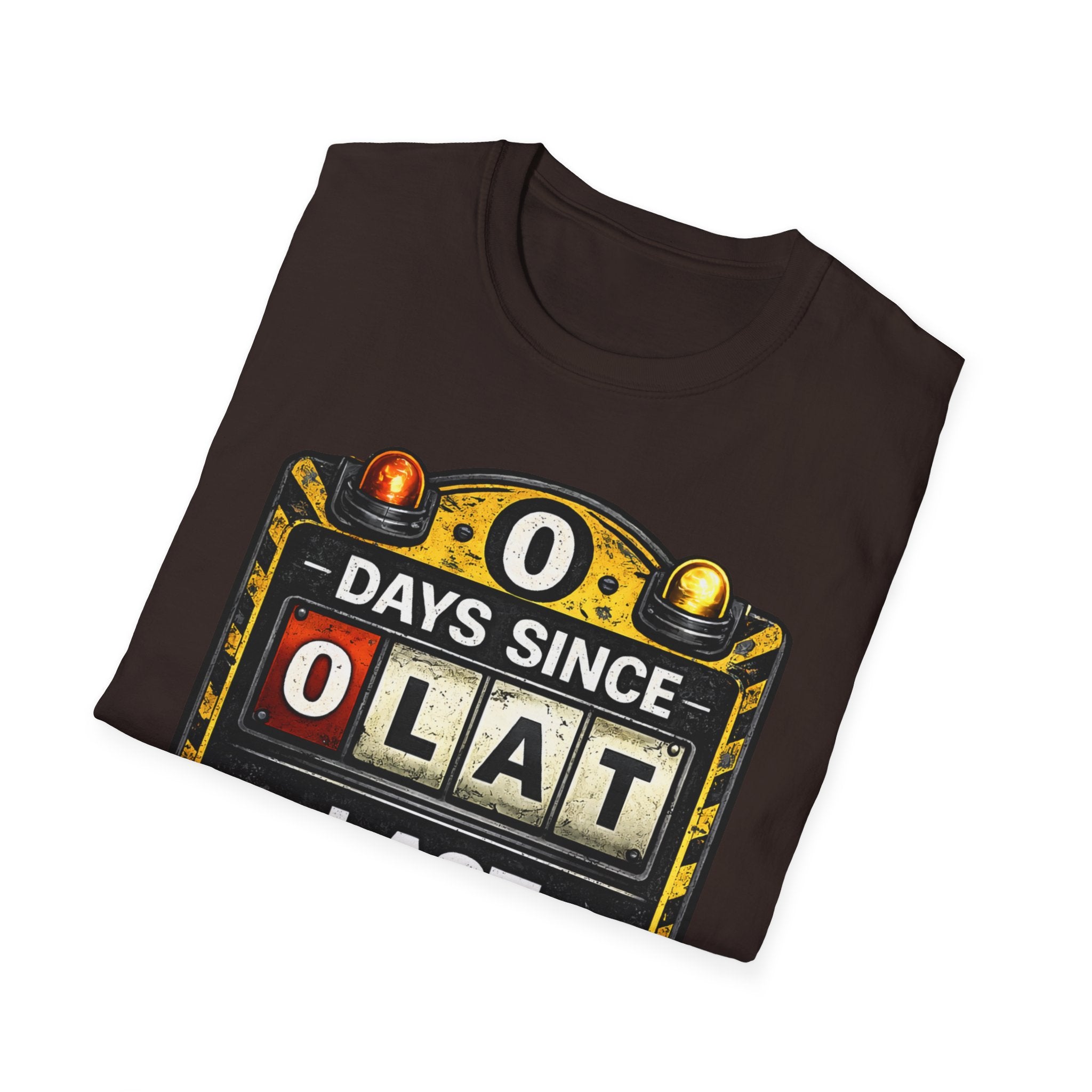 "0 Days Since Last IT Incident" Funny IT Tech Humor T-Shirt