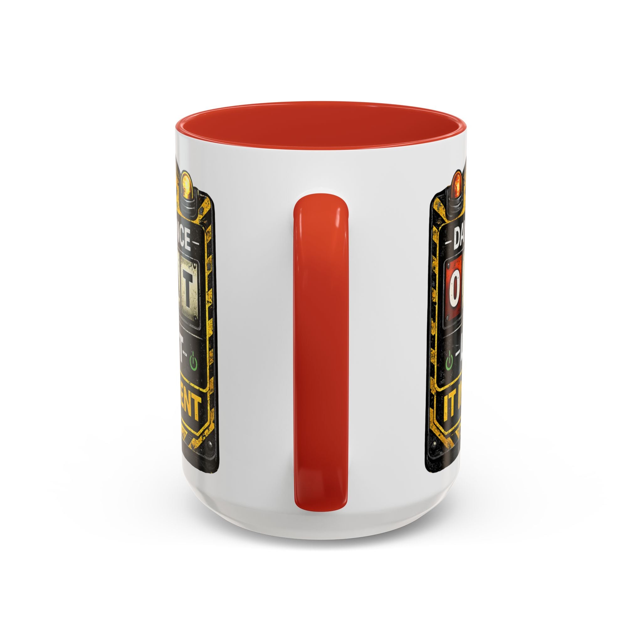 "0 Days Since Last IT Incident" IT Humor Accent Coffee Mug (11, 15oz)