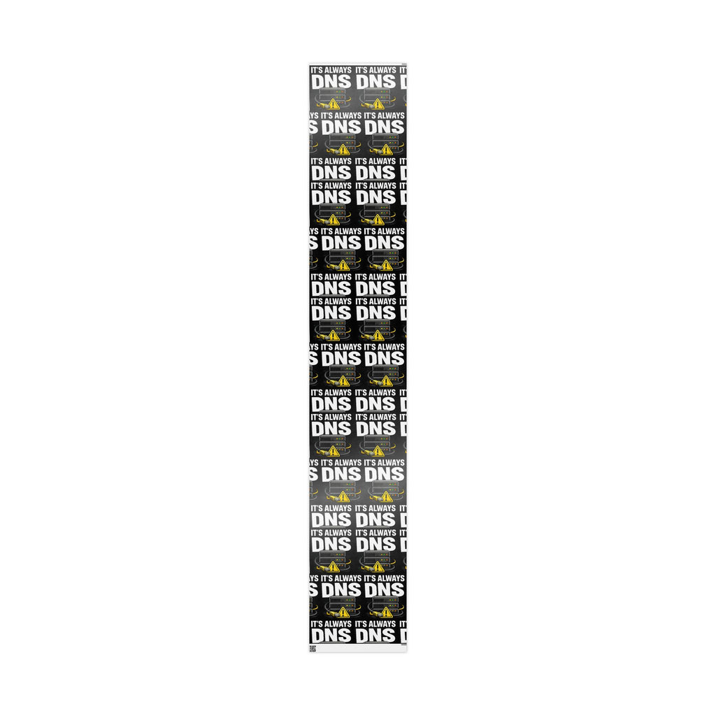 "It's Always DNS" Tech Humor Gift Wrap Funny IT Wrapping Paper
