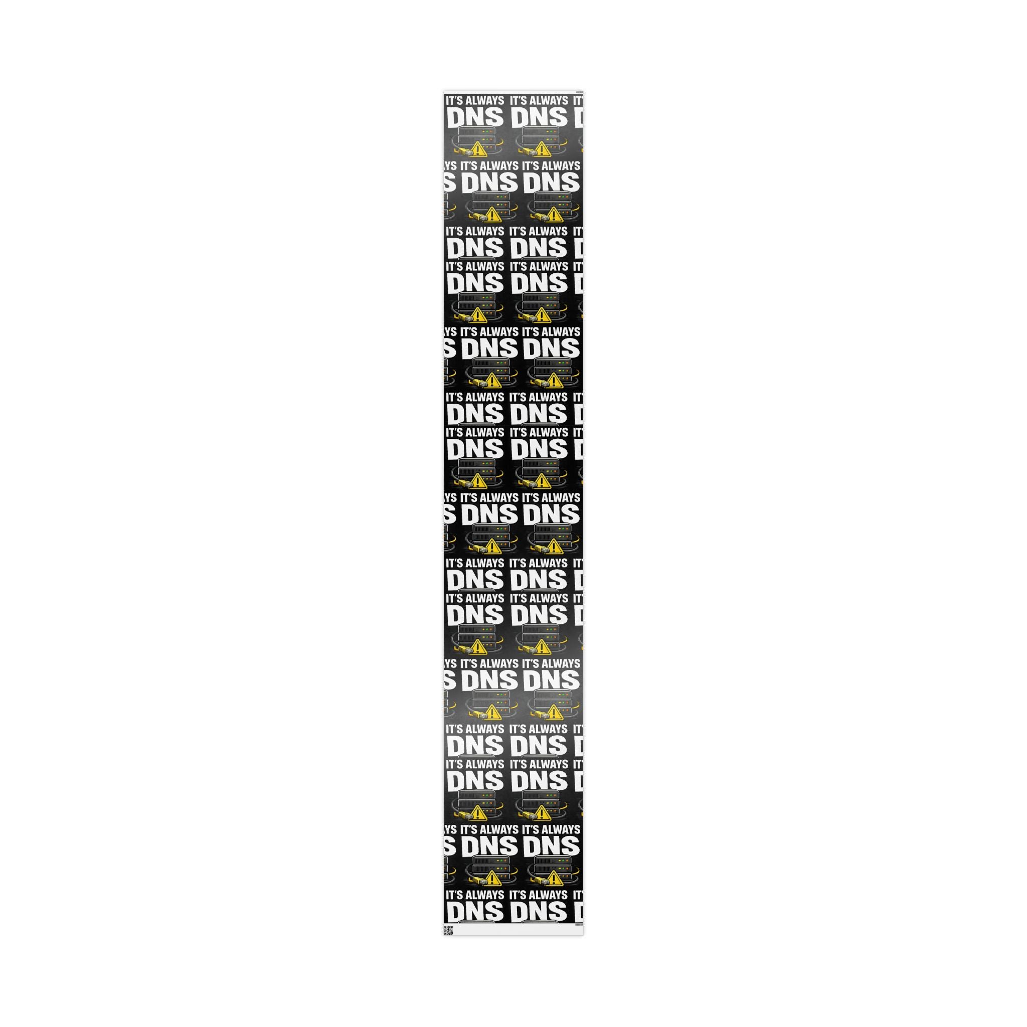 "It's Always DNS" Tech Humor Gift Wrap Funny IT Wrapping Paper