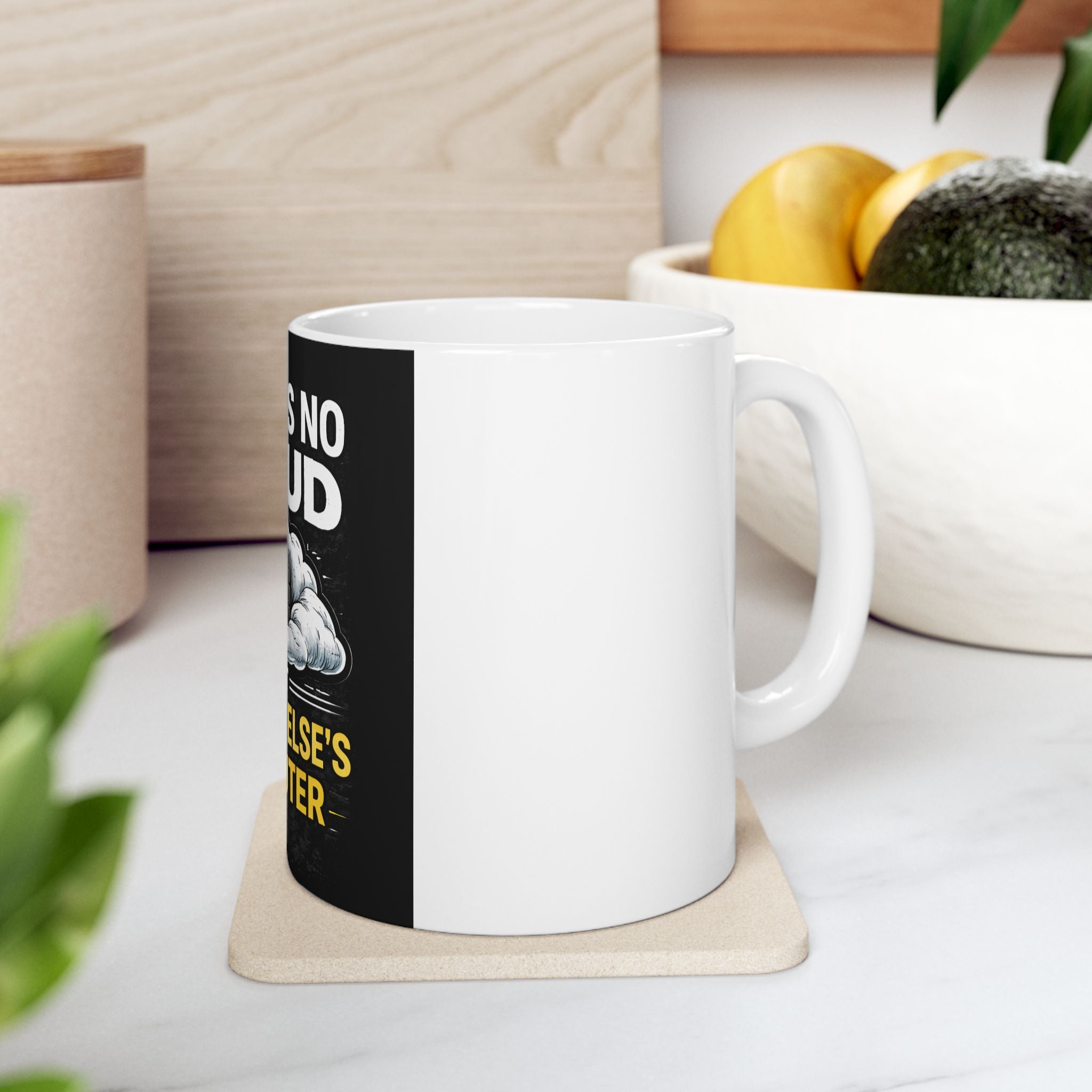 "There Is No Cloud, Just Someone Else's Computer" Tech Humor Ceramic Mug Funny IT Coffee Cup (11oz, 15oz)