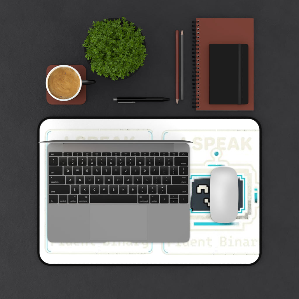 "I Speak Binary Fluently" Funny IT Mouse Pad Tech Humor Desk Mat