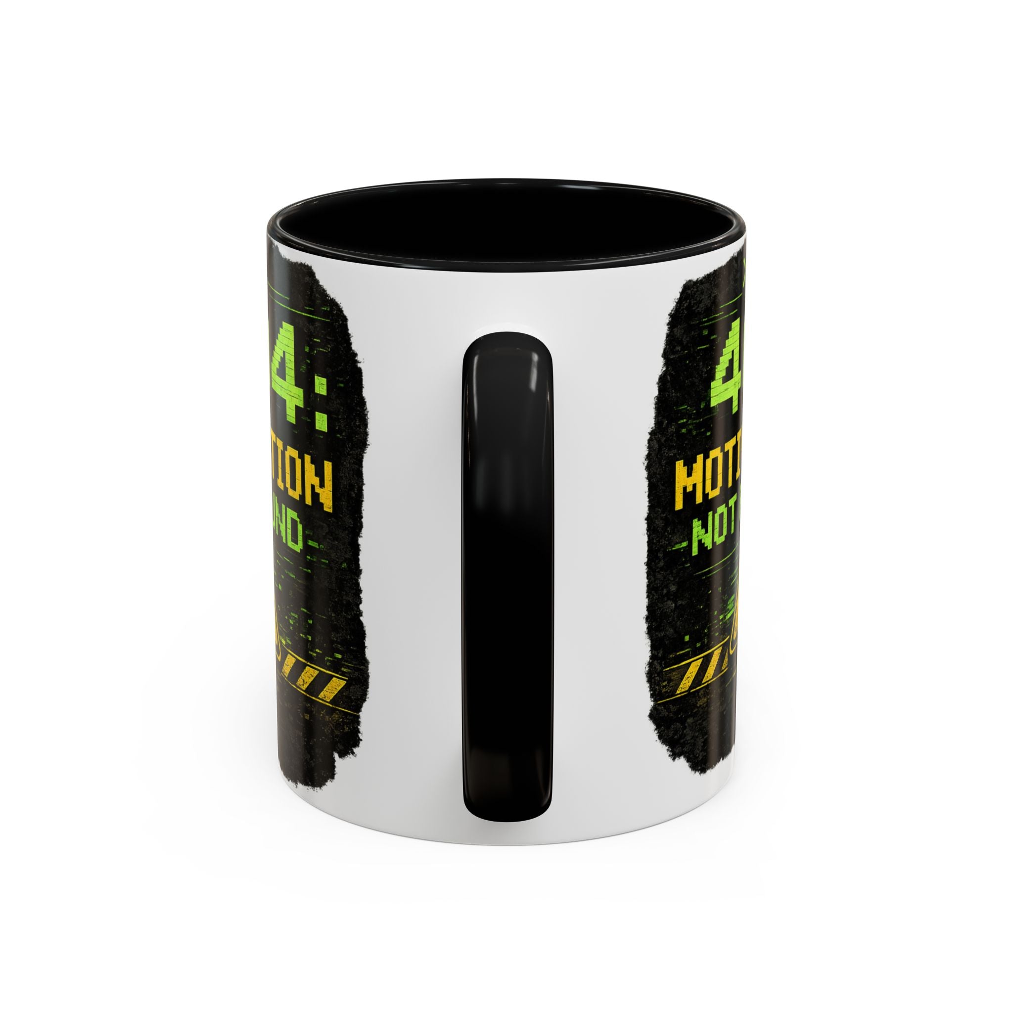 "Error 404 Motivation Not Found" IT Humor Accent Coffee Mug (11, 15oz)