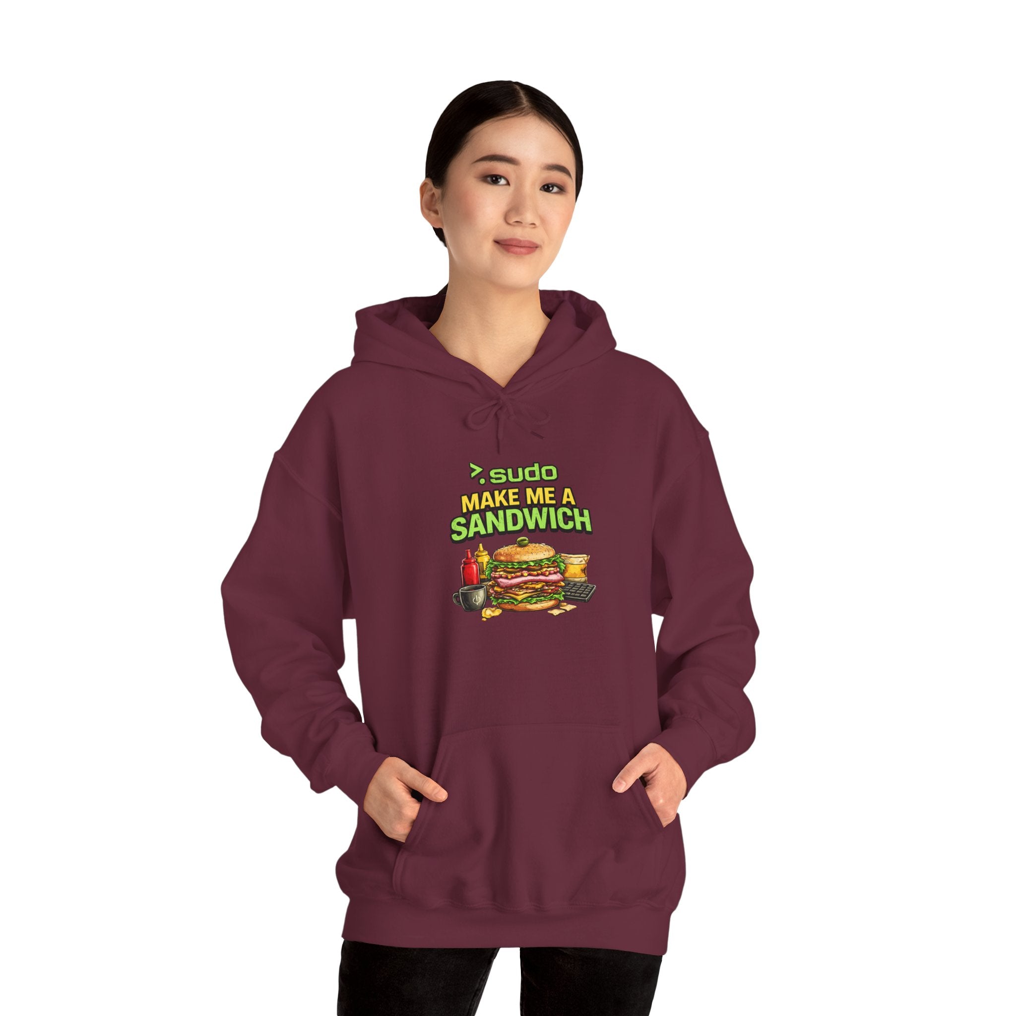 ">.Sudo Make Me A Sandwich" IT Humor Unisex Heavy Blend™ Hoodie