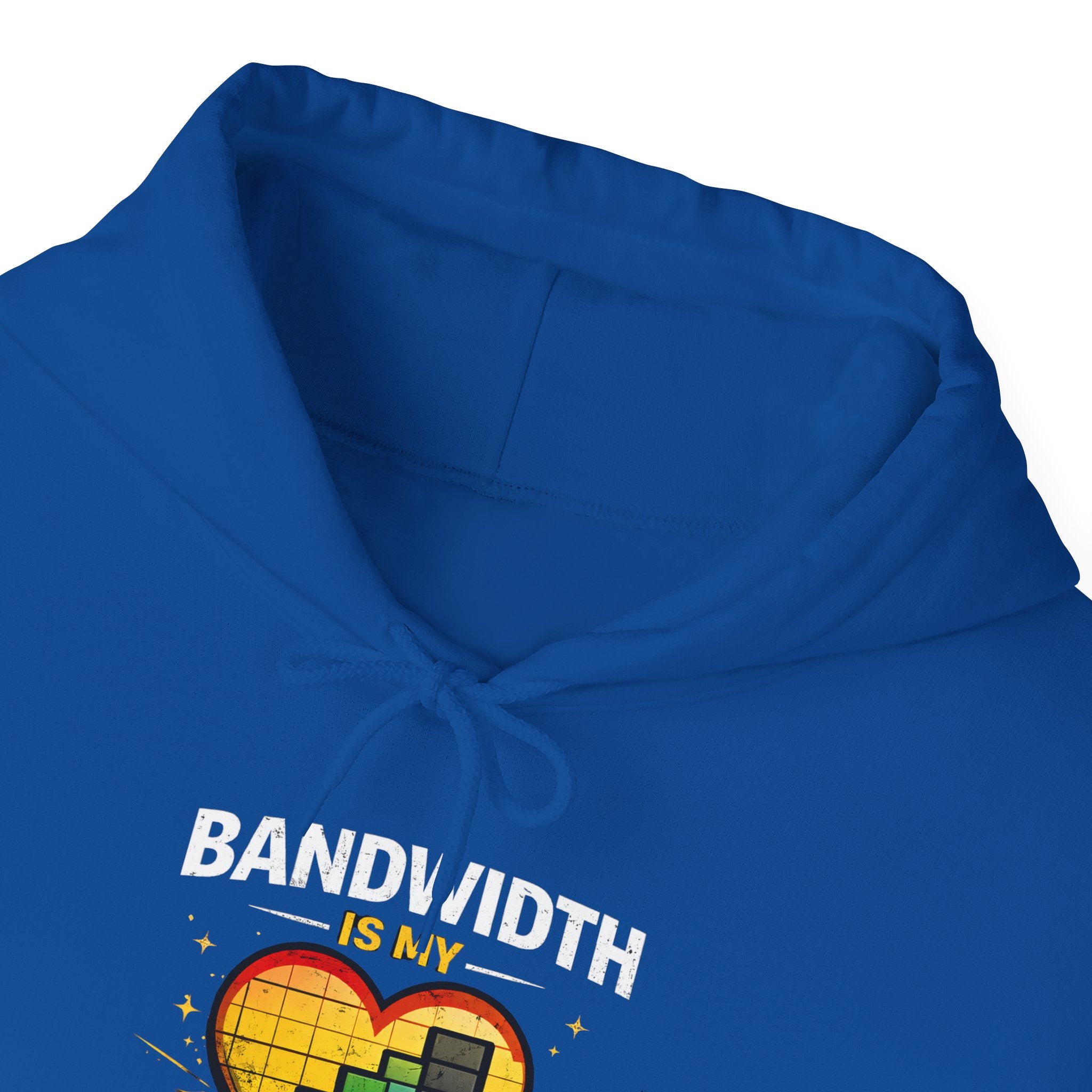 "Bandwidth is my Love Language" Tech Humor Unisex Heavy Blend™ Hoodie