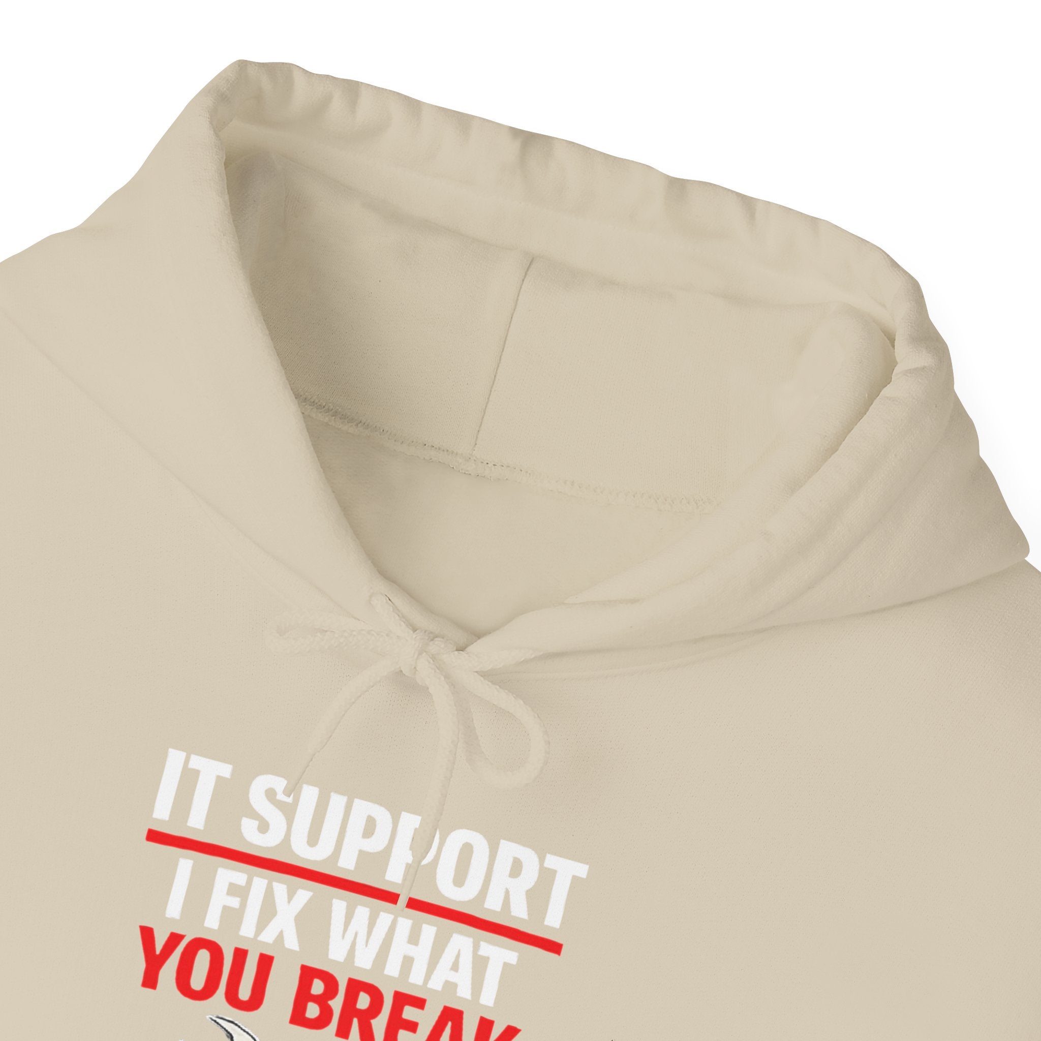 "IT Support: I Fix What You Break" IT Humor Unisex Heavy Blend™ Hoodie