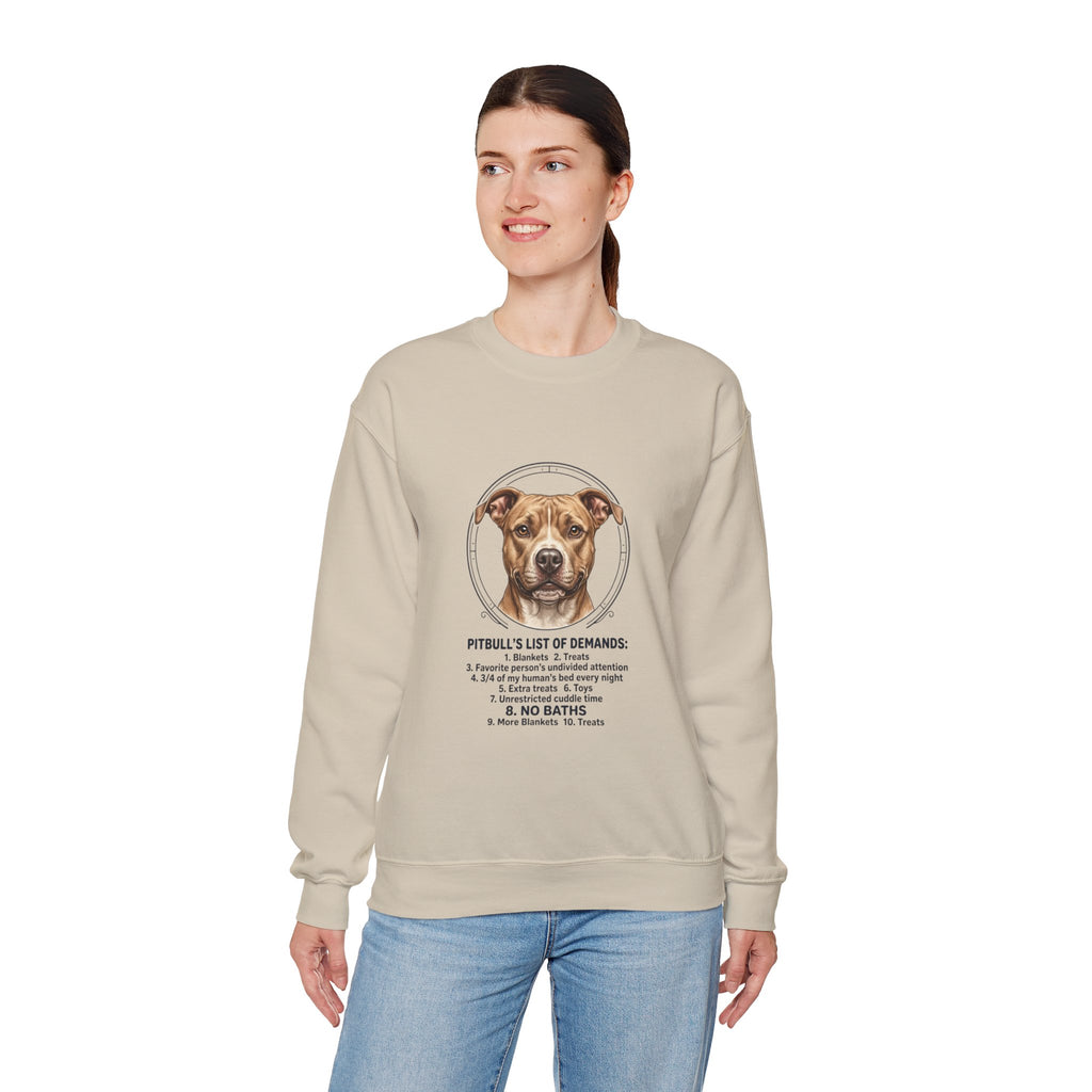 Pitbull Mom Sweatshirt | dog mom, fur baby, rescue pride