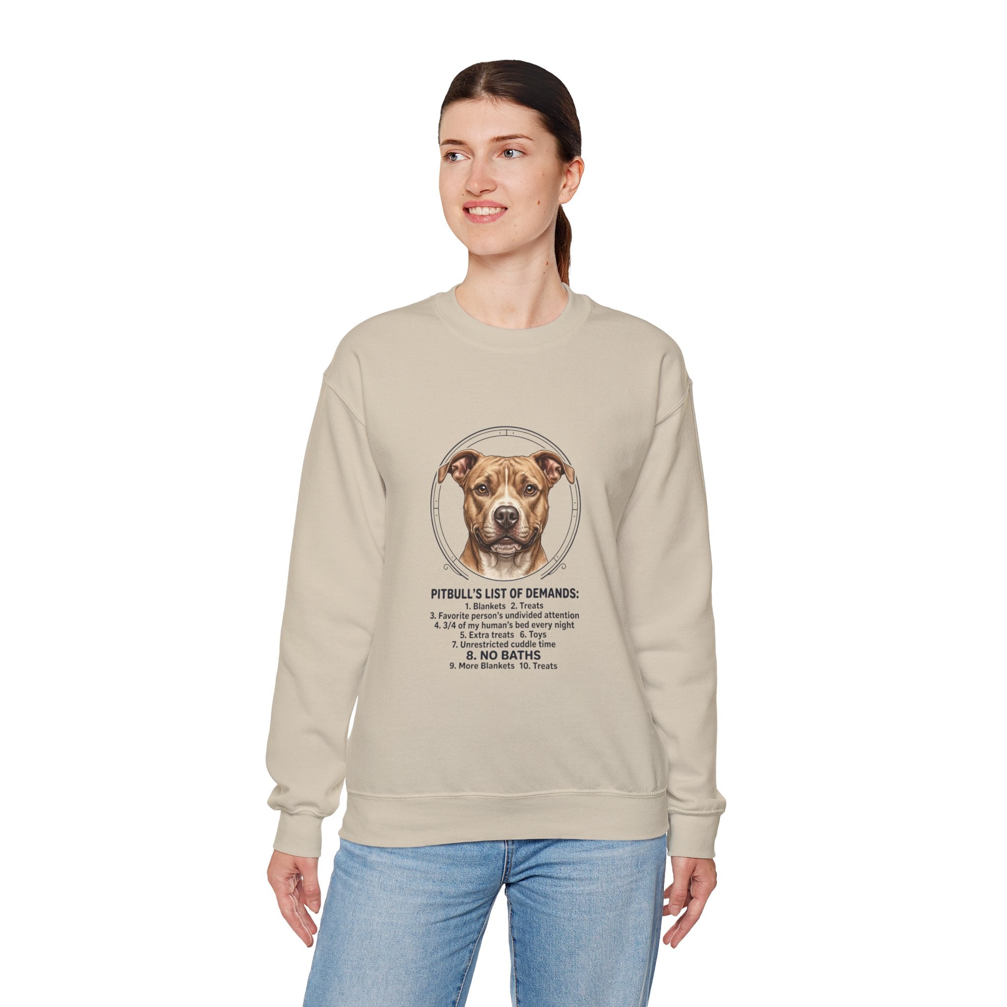 Pitbull Mom Sweatshirt | dog mom, fur baby, rescue pride