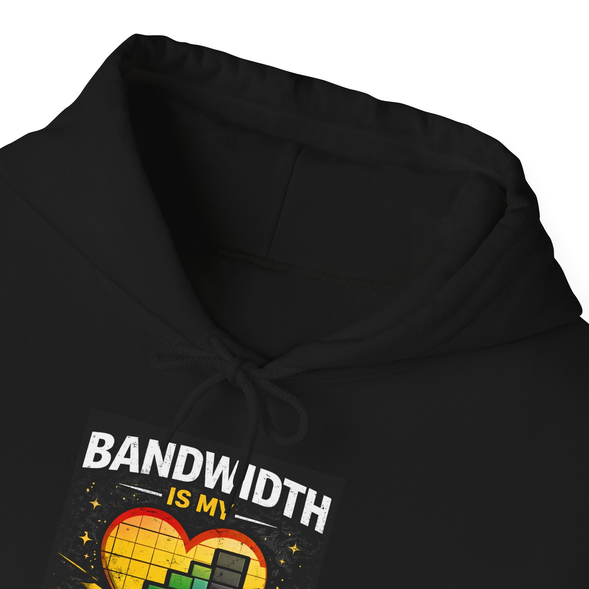 "Bandwidth is my Love Language" IT Humor Unisex Heavy Blend™ Hoodie