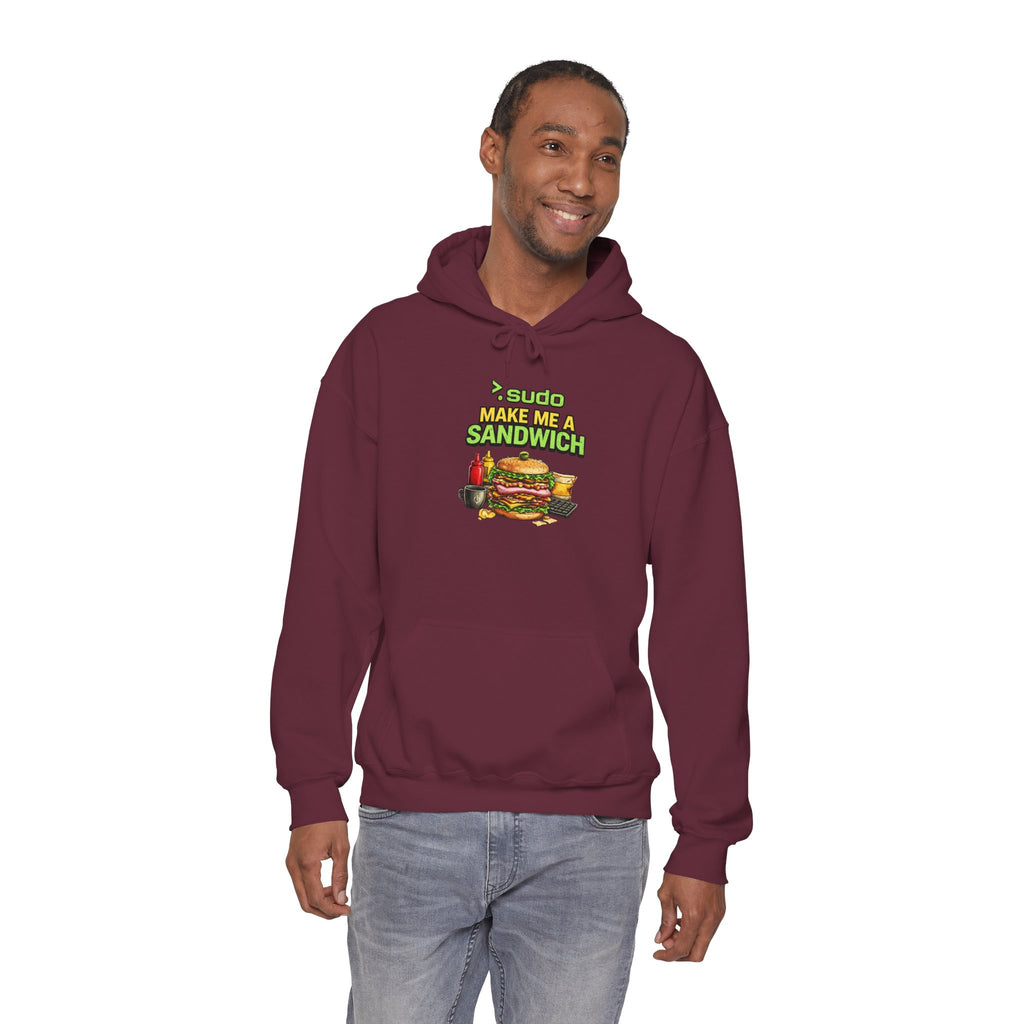 ">.Sudo Make Me A Sandwich" IT Humor Unisex Heavy Blend™ Hoodie