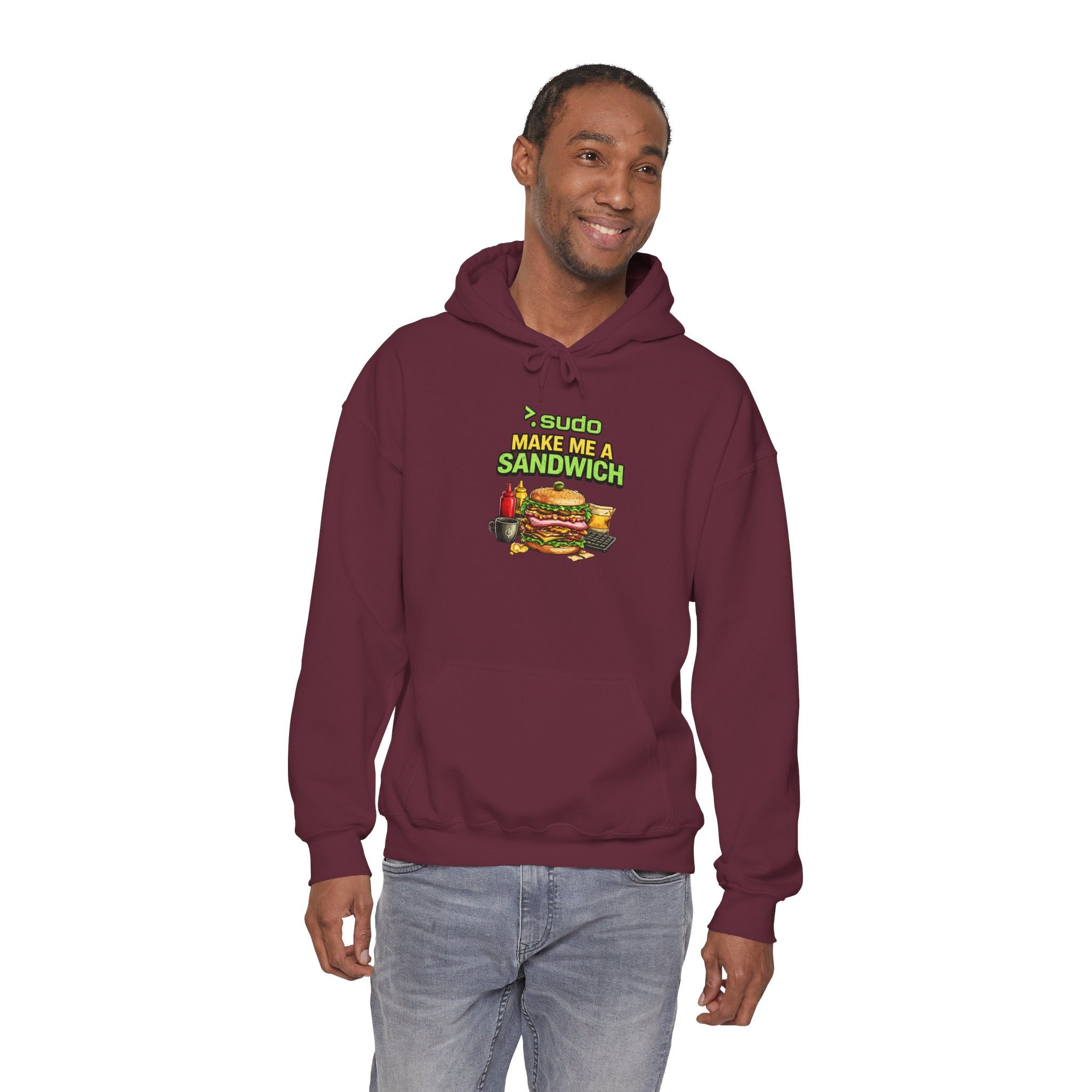 ">.Sudo Make Me A Sandwich" IT Humor Unisex Heavy Blend™ Hoodie