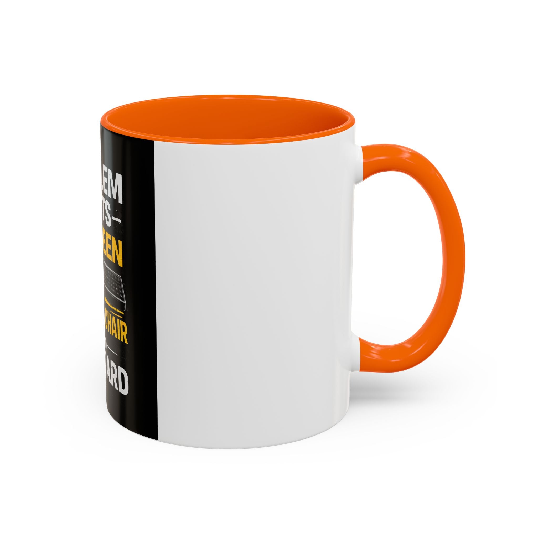"Problem Exists Between Chair and Keyboard" Funny IT Programmer Office Gift Coffee Mug