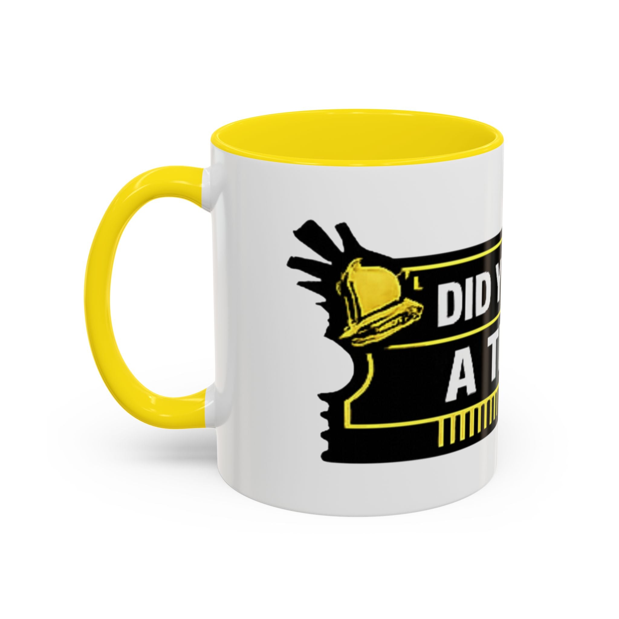 "Did You Submit a Ticket?" Accent Coffee Mug — Support Desk Humor, IT Helpdesk Gift (11/15oz)