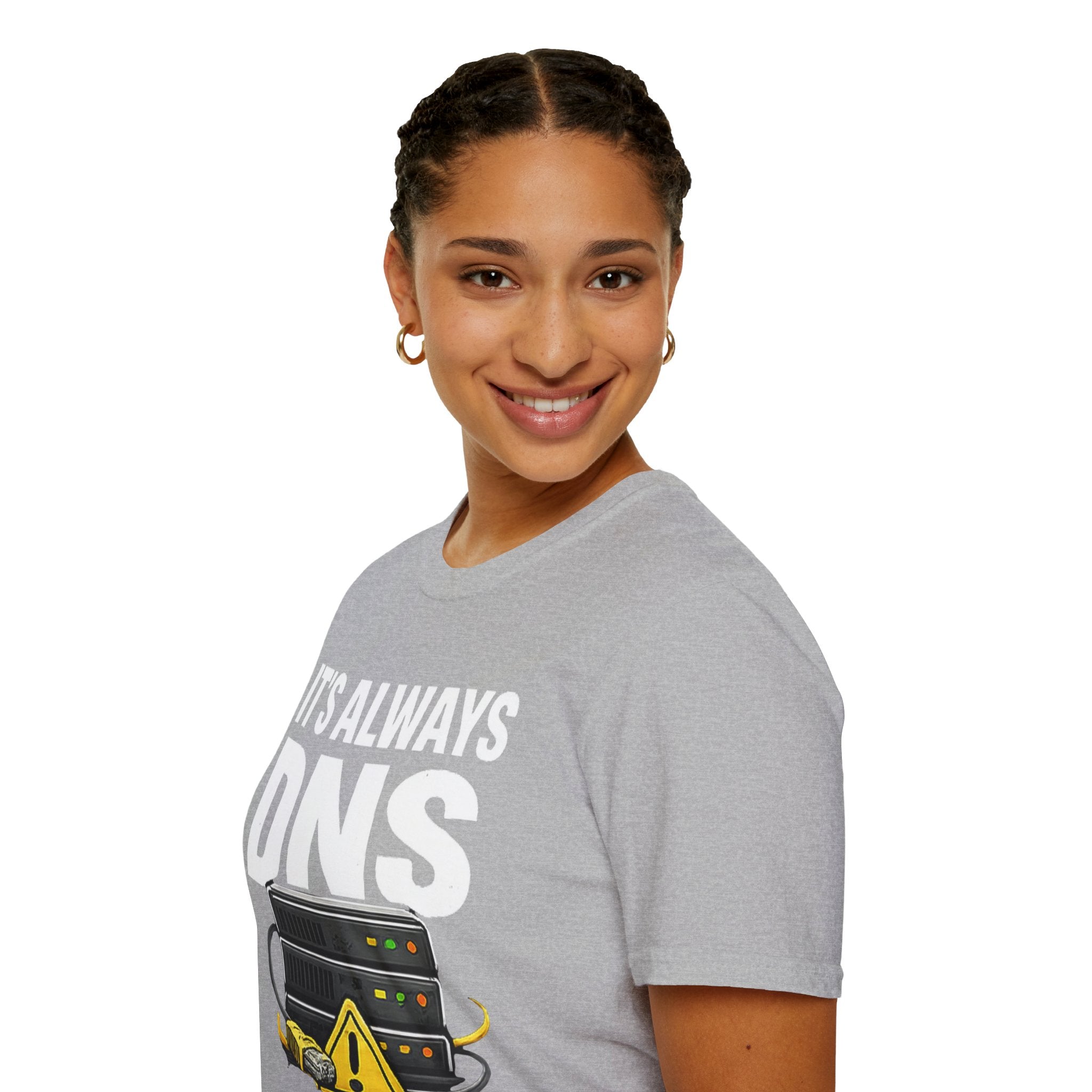"It's Always DNS" Funny IT Tech Humor T-Shirt