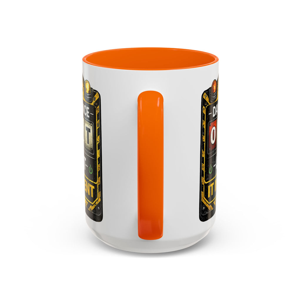 "0 Days Since Last IT Incident" IT Humor Accent Coffee Mug (11, 15oz)
