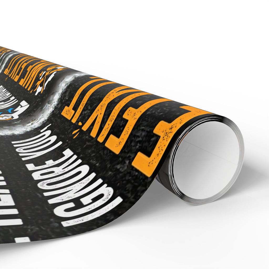 "Tech Support: We Hear You, We Ignore You, We Fix It" Tech Humor (Holiday Gift Wrap) Funny Tech Wrapping Paper