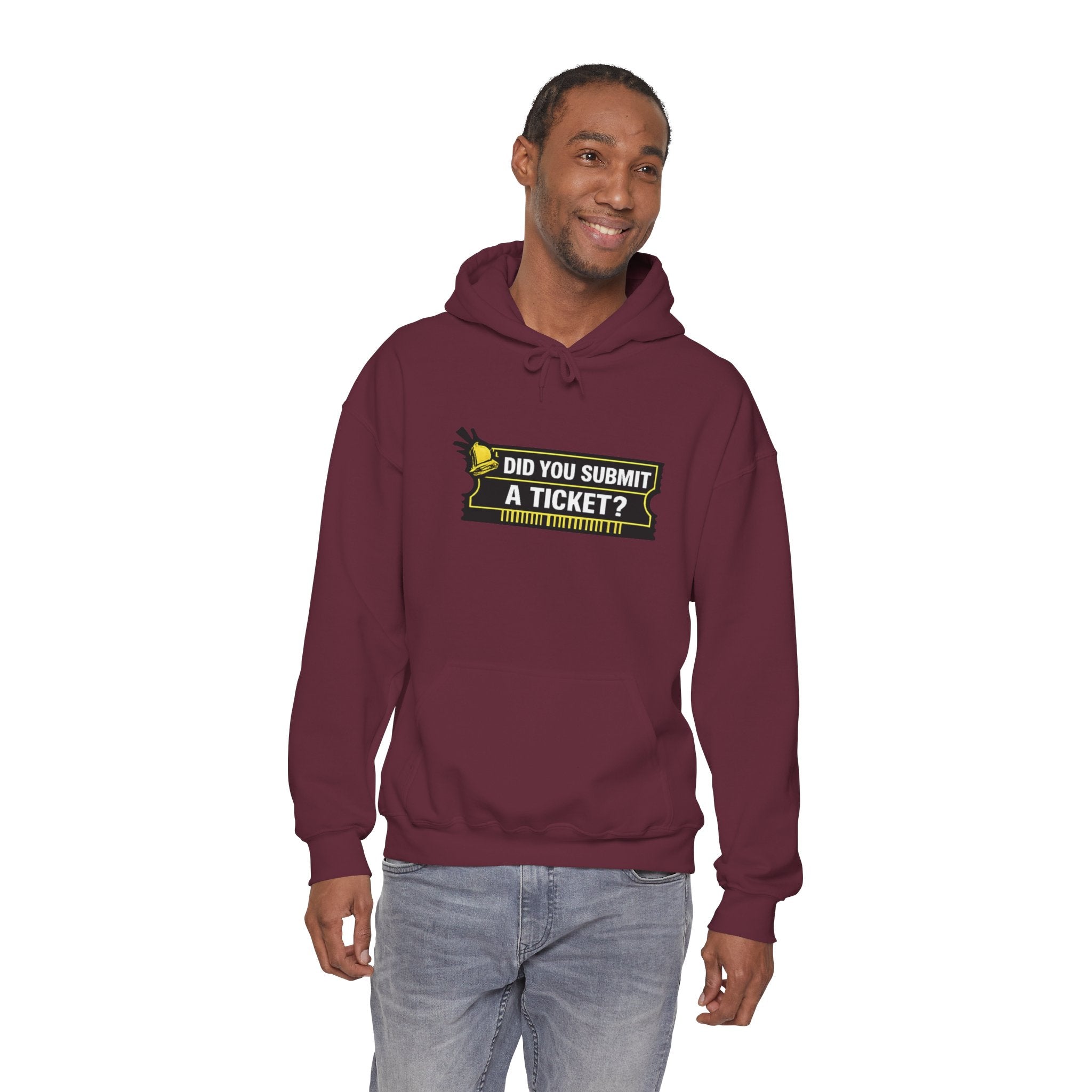 "Did You Submit a Ticket?" IT Support Humor Hoodie