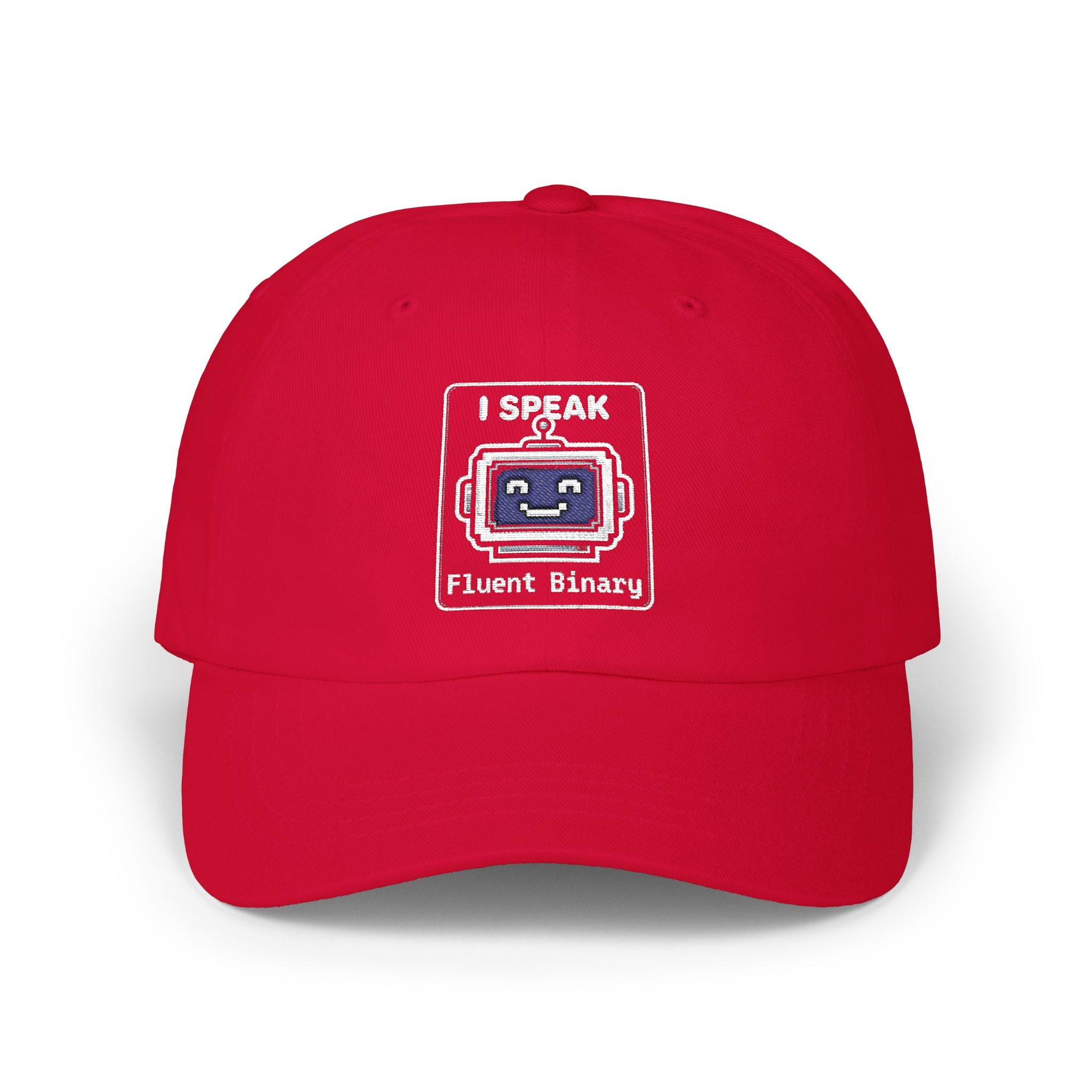 "I Speak Fluent Binary" Tech Humor Funny IT Baseball Hat/Cap
