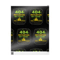 "404 Motivation Not Found" IT Tech Humor Error Pattern Gift Wrap Funny IT Wrapping Paper