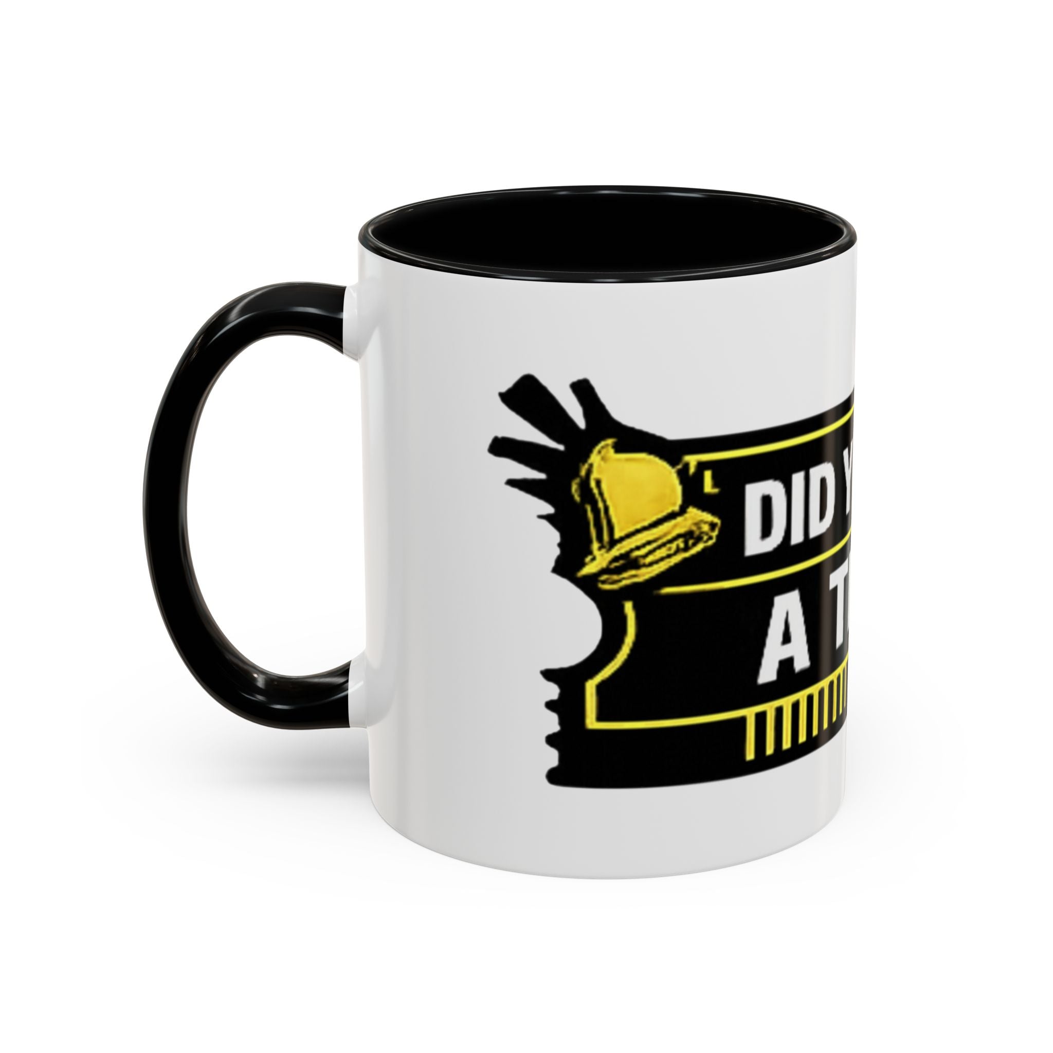 "Did You Submit a Ticket?" Accent Coffee Mug — Support Desk Humor, IT Helpdesk Gift (11/15oz)