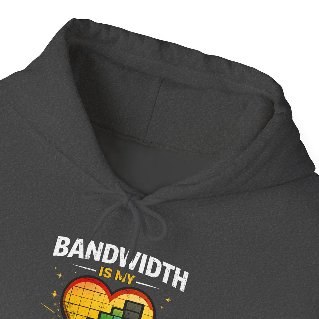 "Bandwidth is my Love Language" Tech Humor Unisex Heavy Blend™ Hoodie