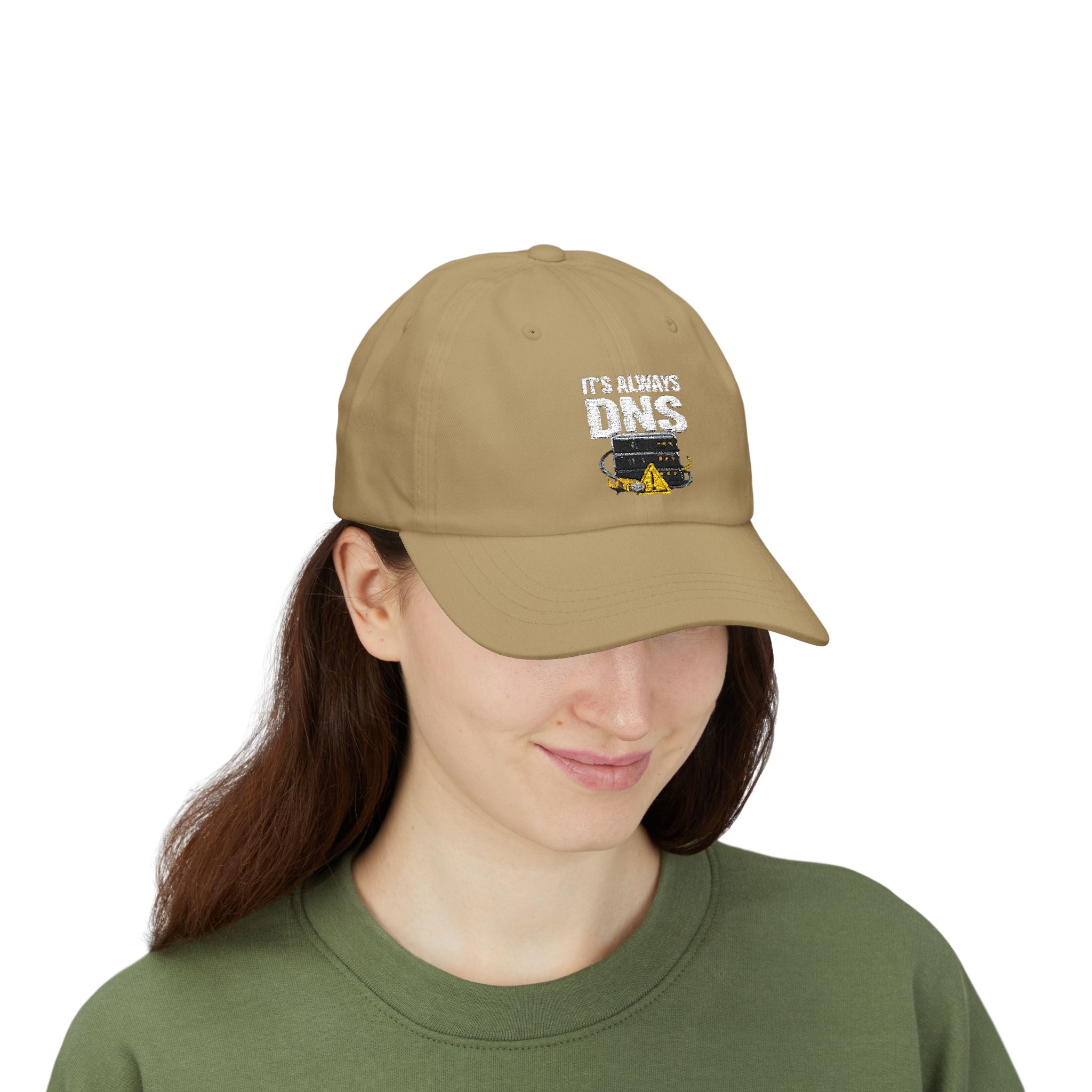 "It's Always DNS" Tech Humor Funny IT Baseball Hat/Cap