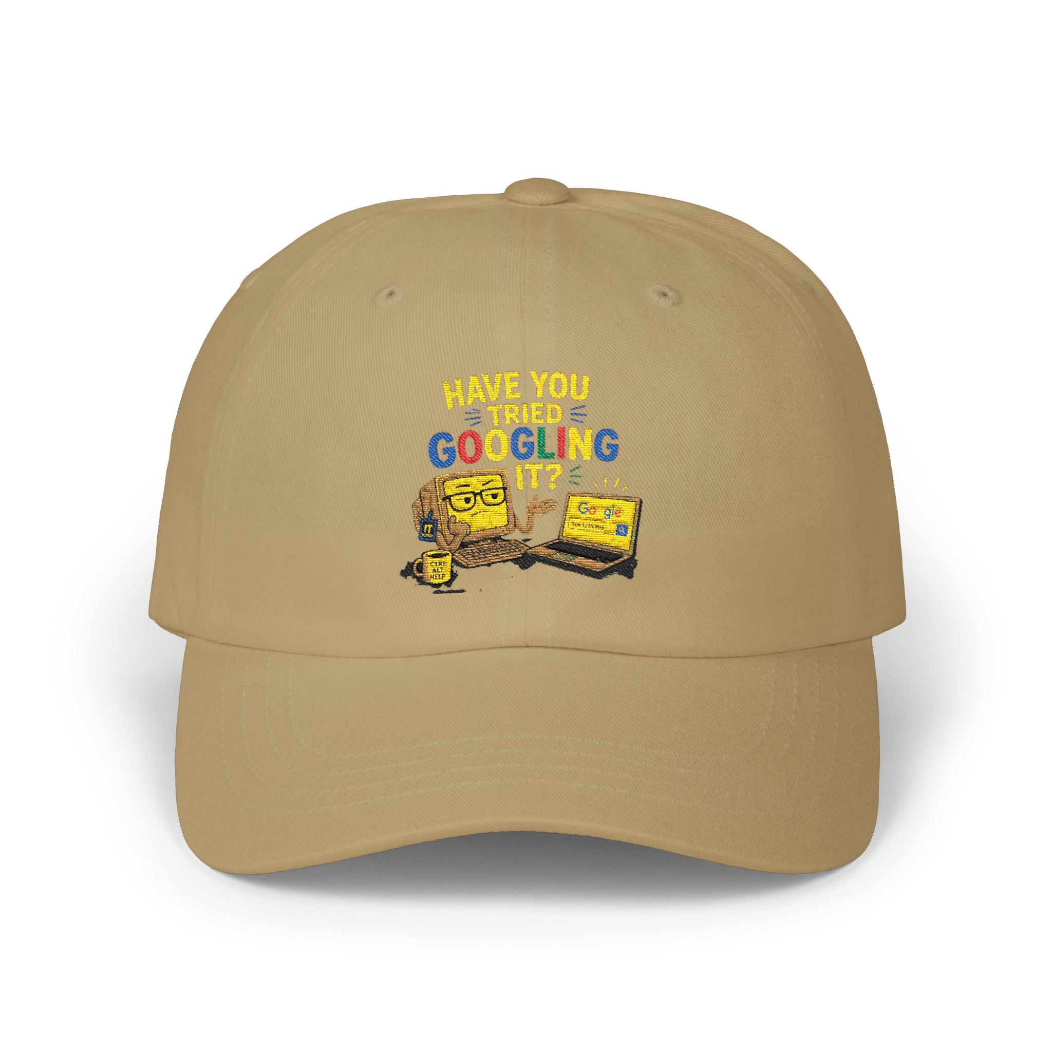 "Have You Tried Googling It?" Embroidered Casual Baseball Hat