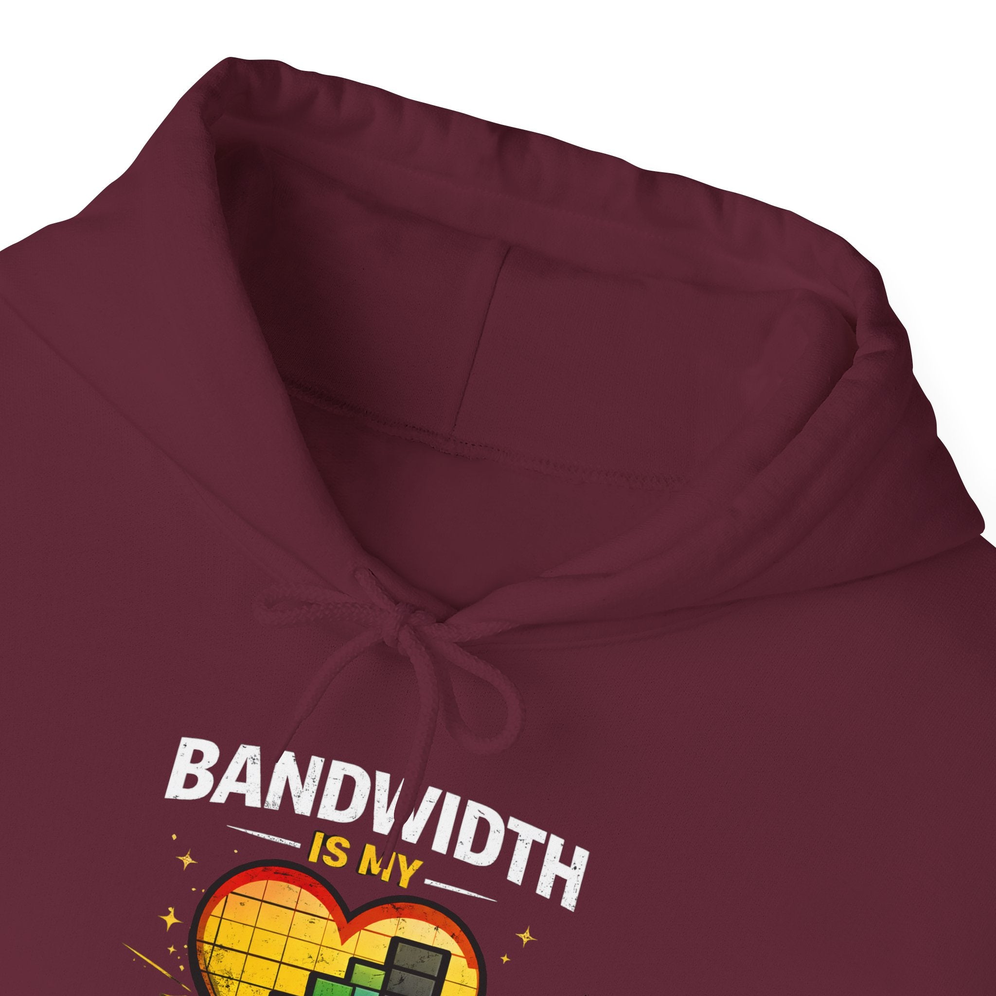 "Bandwidth is my Love Language" Tech Humor Unisex Heavy Blend™ Hoodie