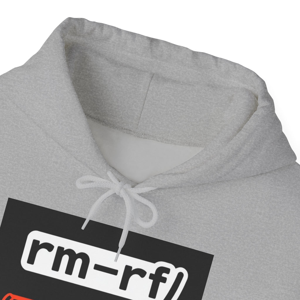 "rm–rf/ (Don't Try This)" — Funny Linux/Devops Command Hoodie