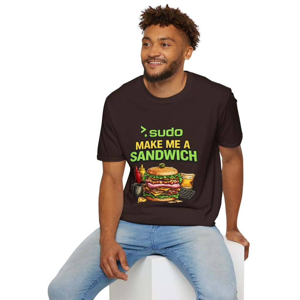 ">. Sudo Make Me a Sandwich" Funny IT T-Shirt — Programmer Tech Humor Tee