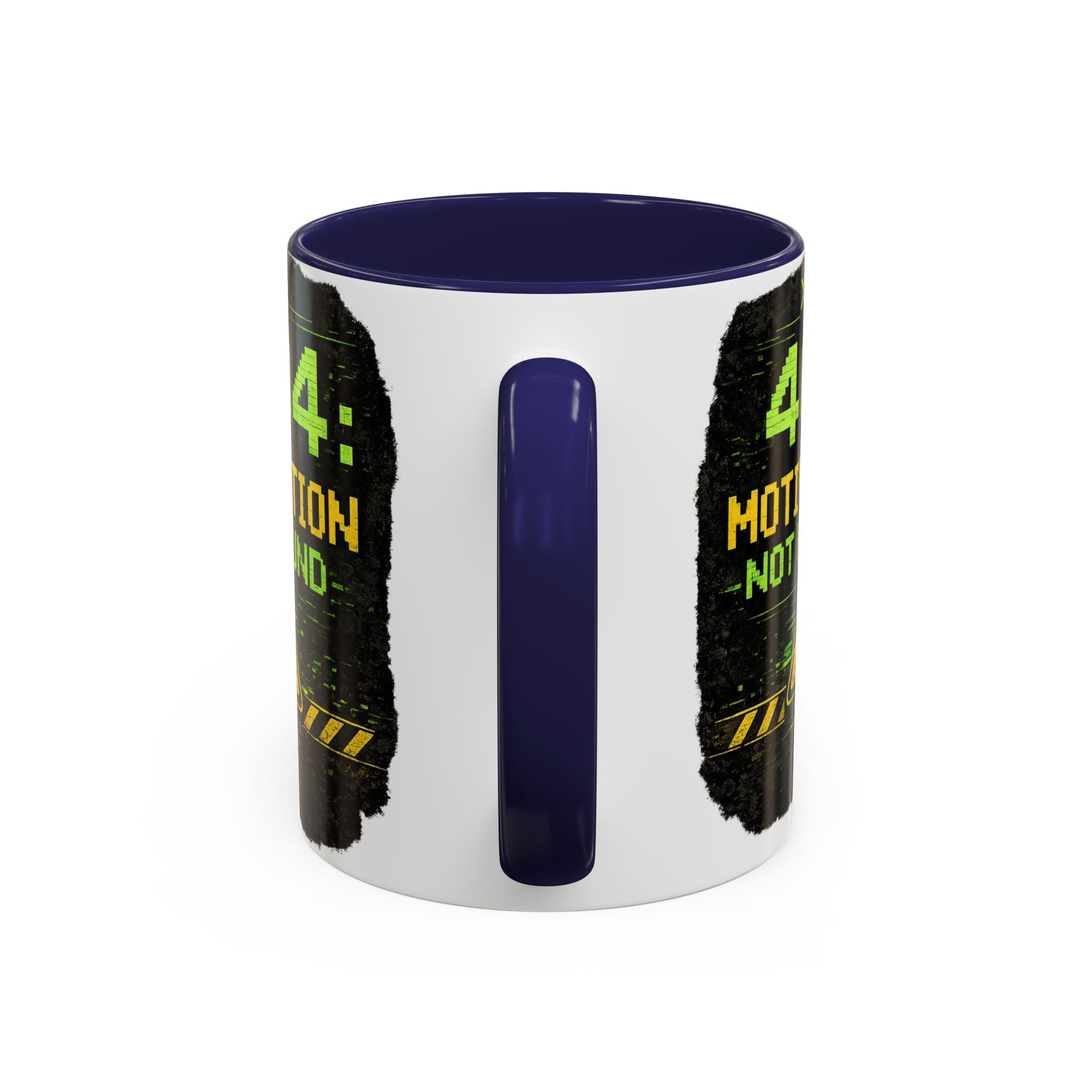 "Error 404 Motivation Not Found" IT Humor Accent Coffee Mug (11, 15oz)