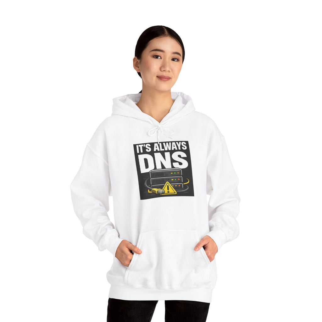 "It's Always DNS" IT Humor Unisex Heavy Blend™ Hoodie