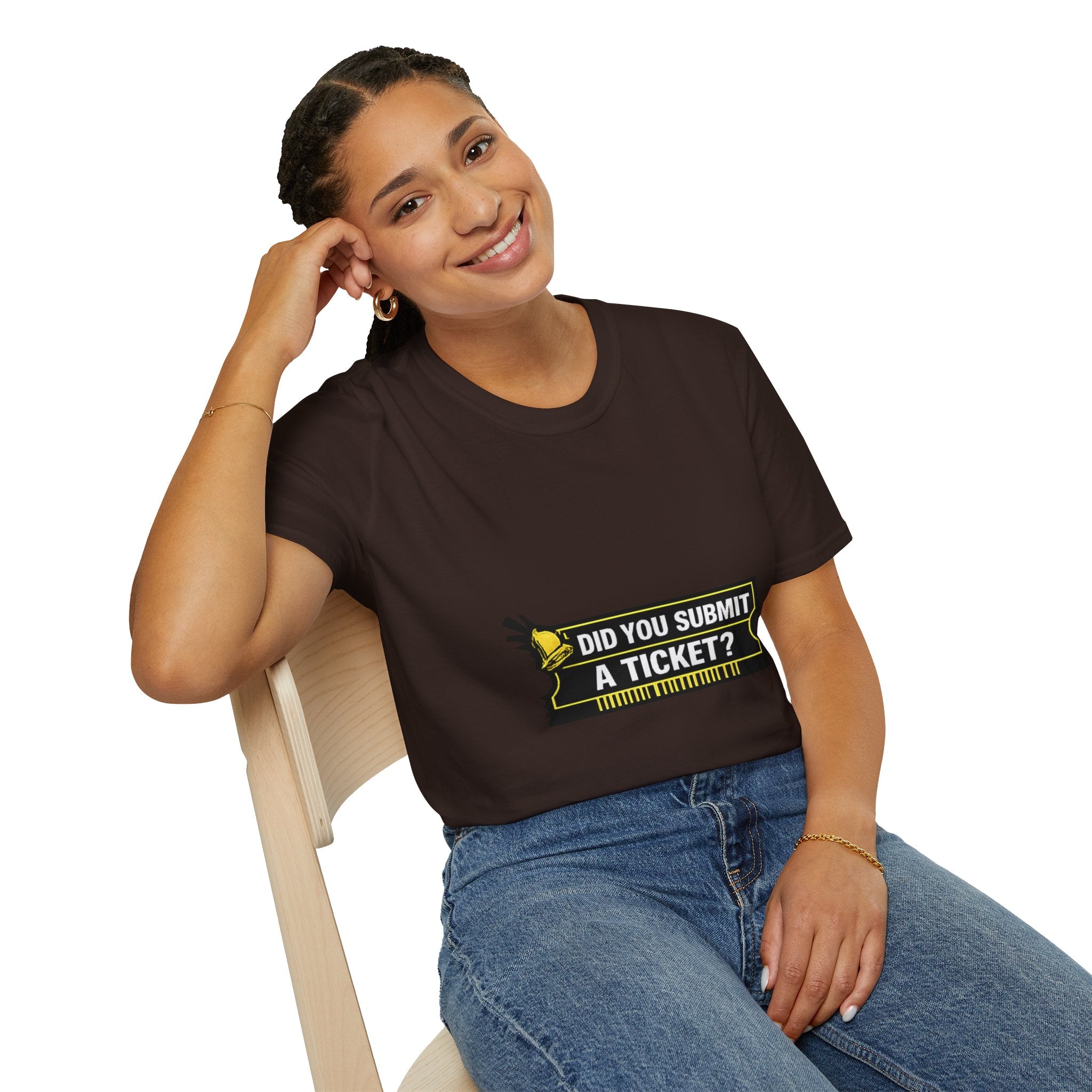 "Did You Submit a Ticket?" Funny IT T-Shirt - IT Support Helpdesk Tech Humor Tee