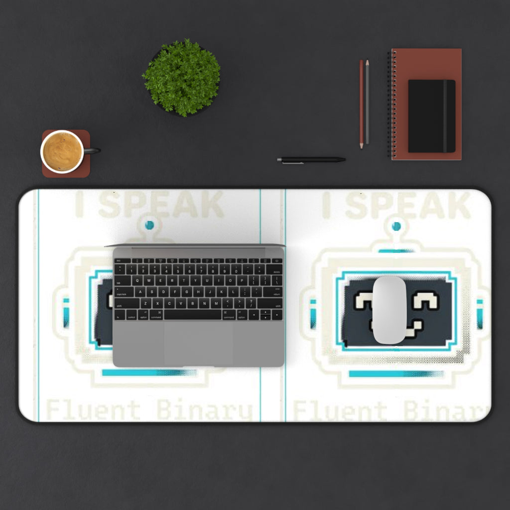 "I Speak Binary Fluently" Funny IT Mouse Pad Tech Humor Desk Mat