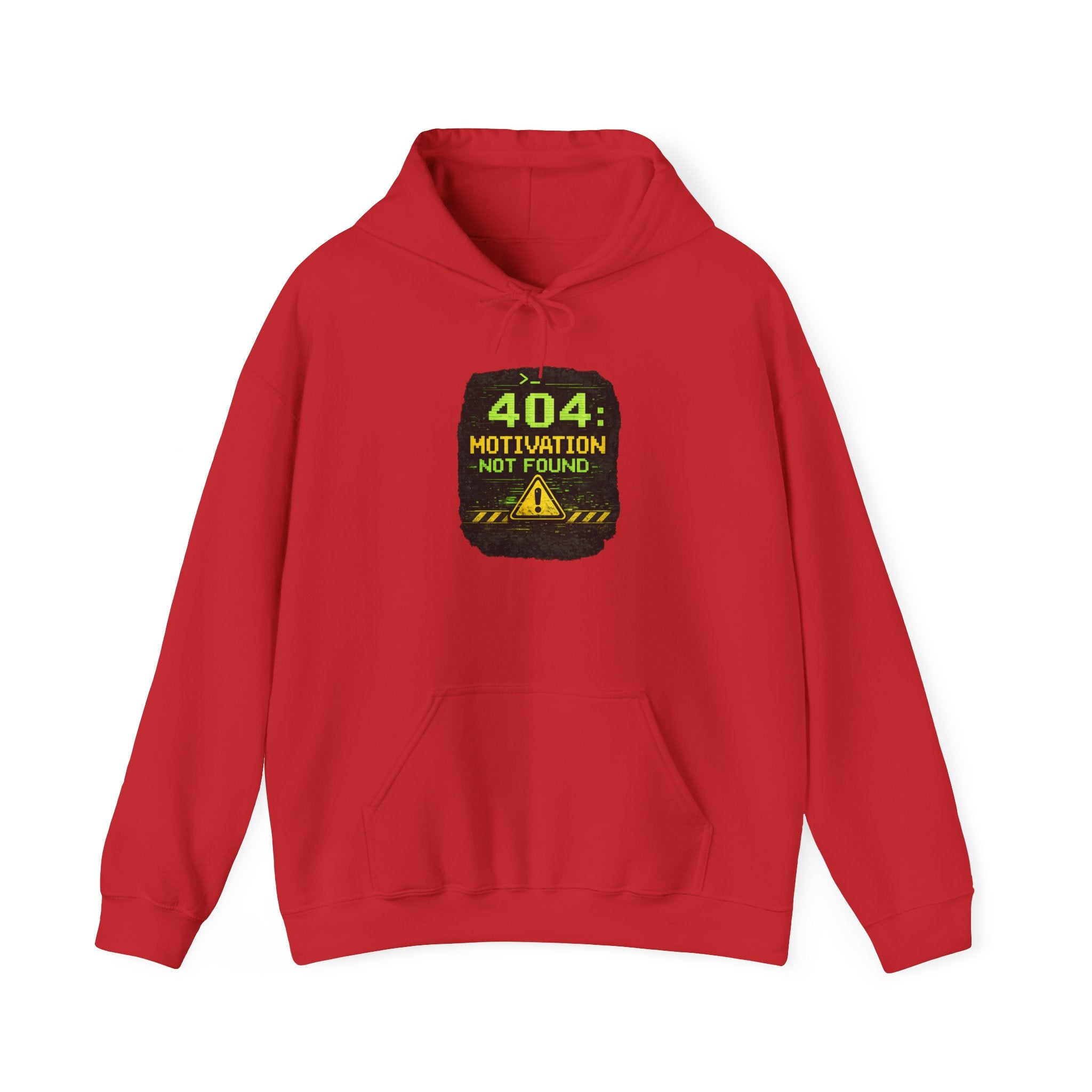 "Error 404 Motivation Not Found" IT Humor Unisex Heavy Blend™ Hoodie