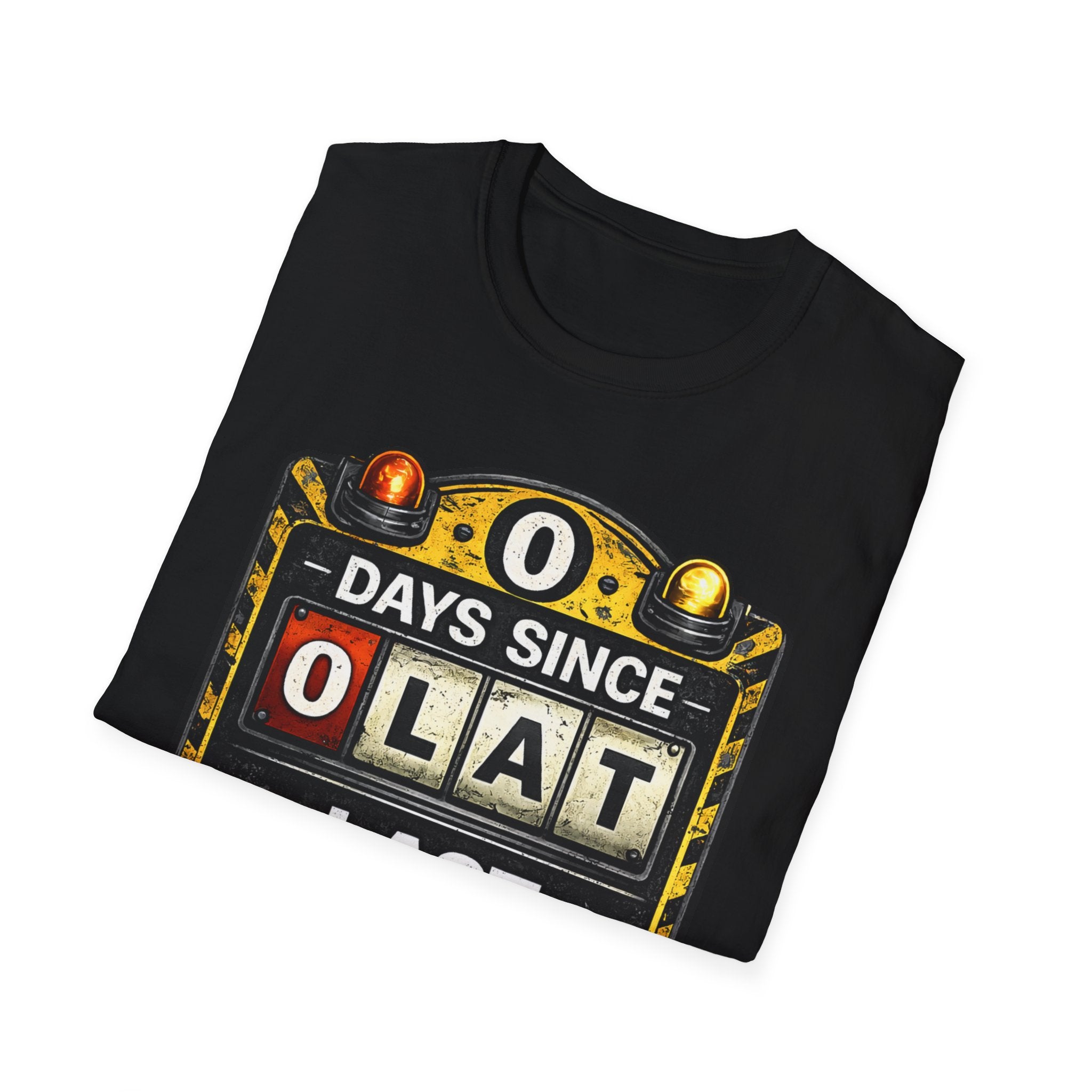 "0 Days Since Last IT Incident" Funny IT Tech Humor T-Shirt