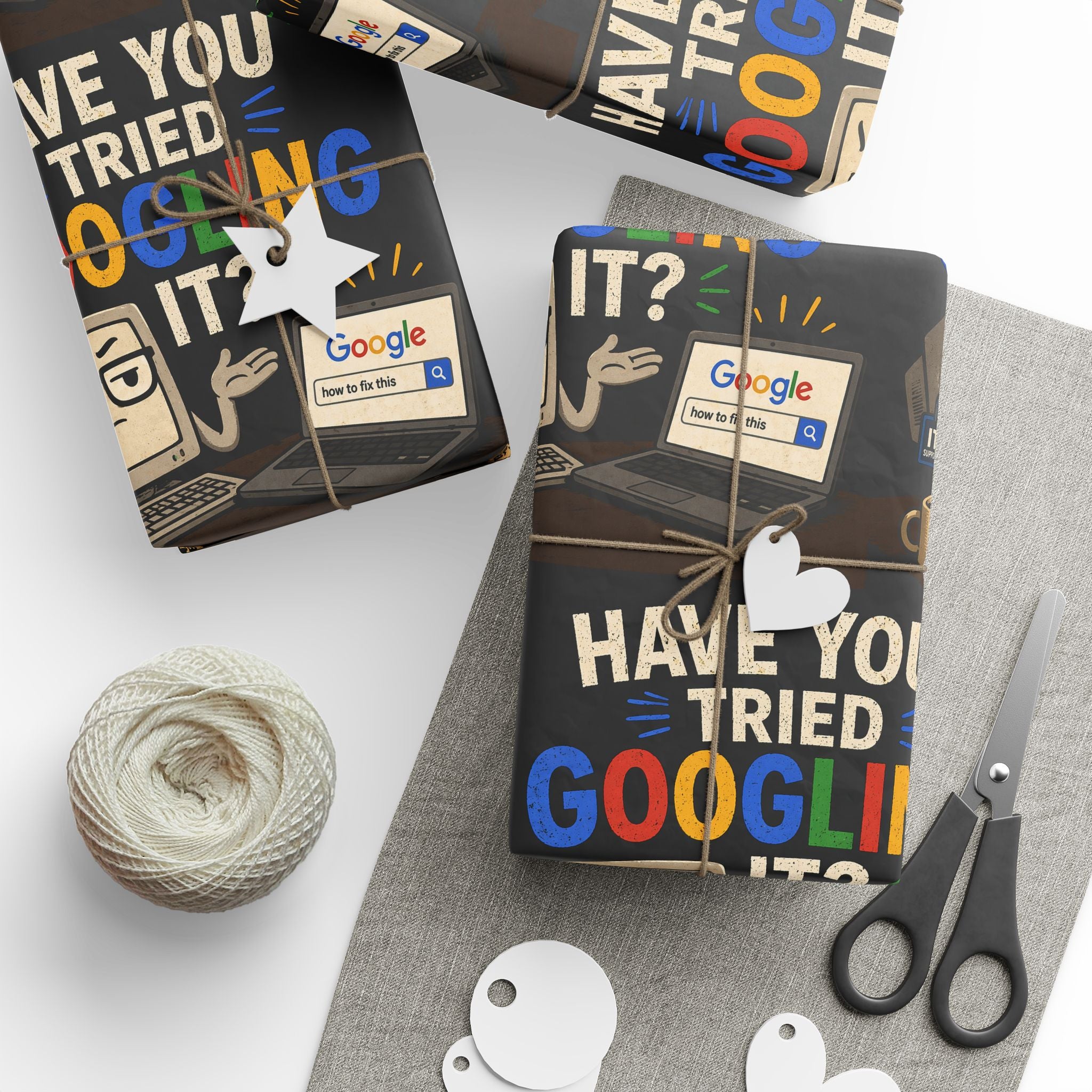 "Have You Tried Googling It?" (Gift Wrap Roll)