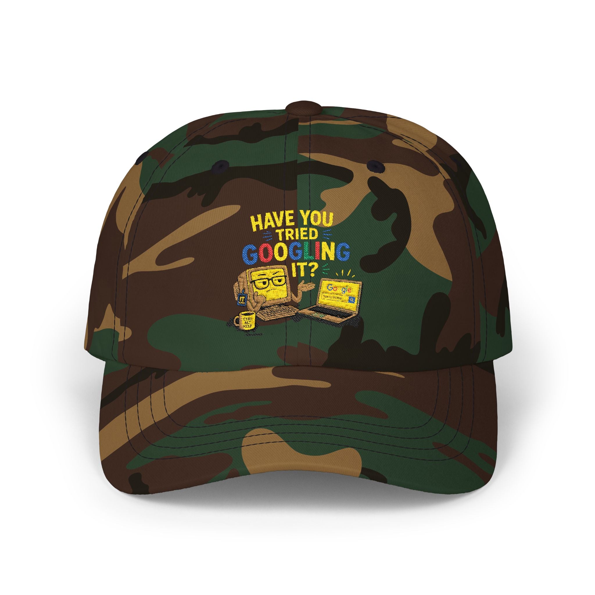 "Have You Tried Googling It?" Embroidered Casual Baseball Hat