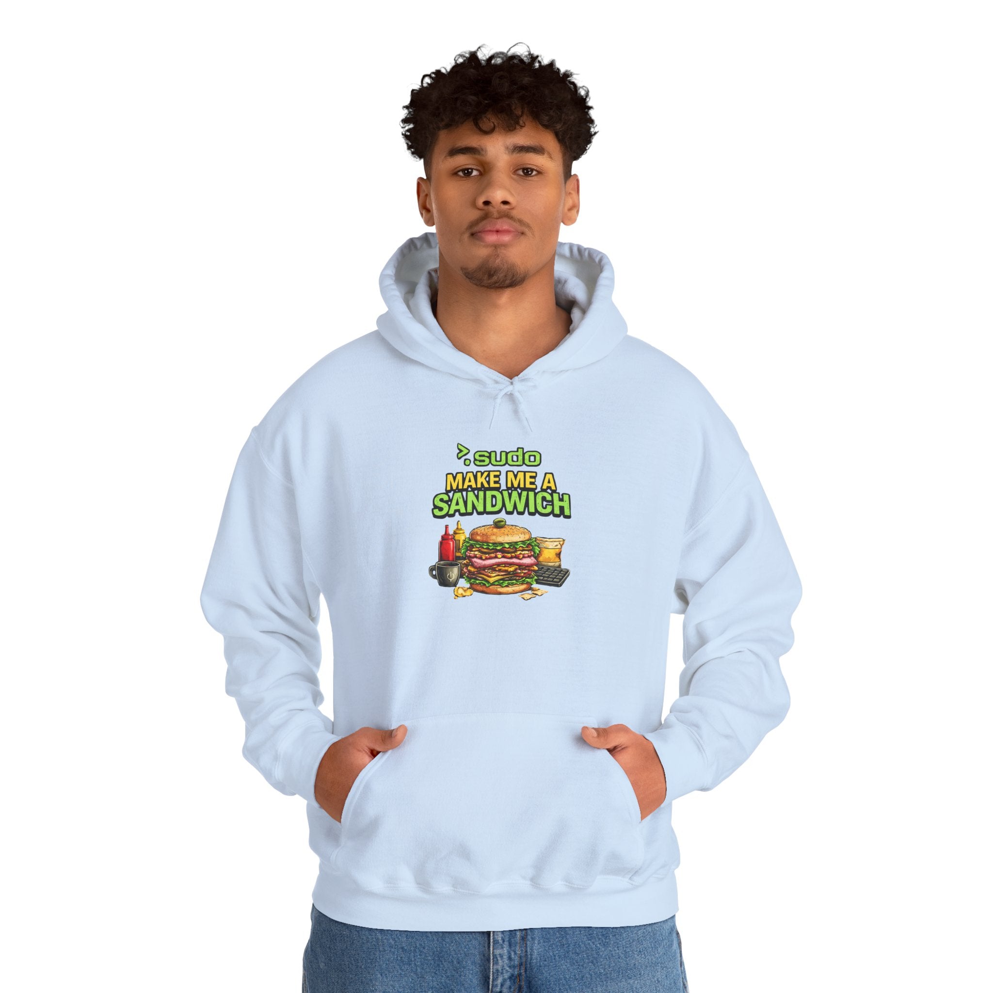 ">.Sudo Make Me A Sandwich" IT Humor Unisex Heavy Blend™ Hoodie