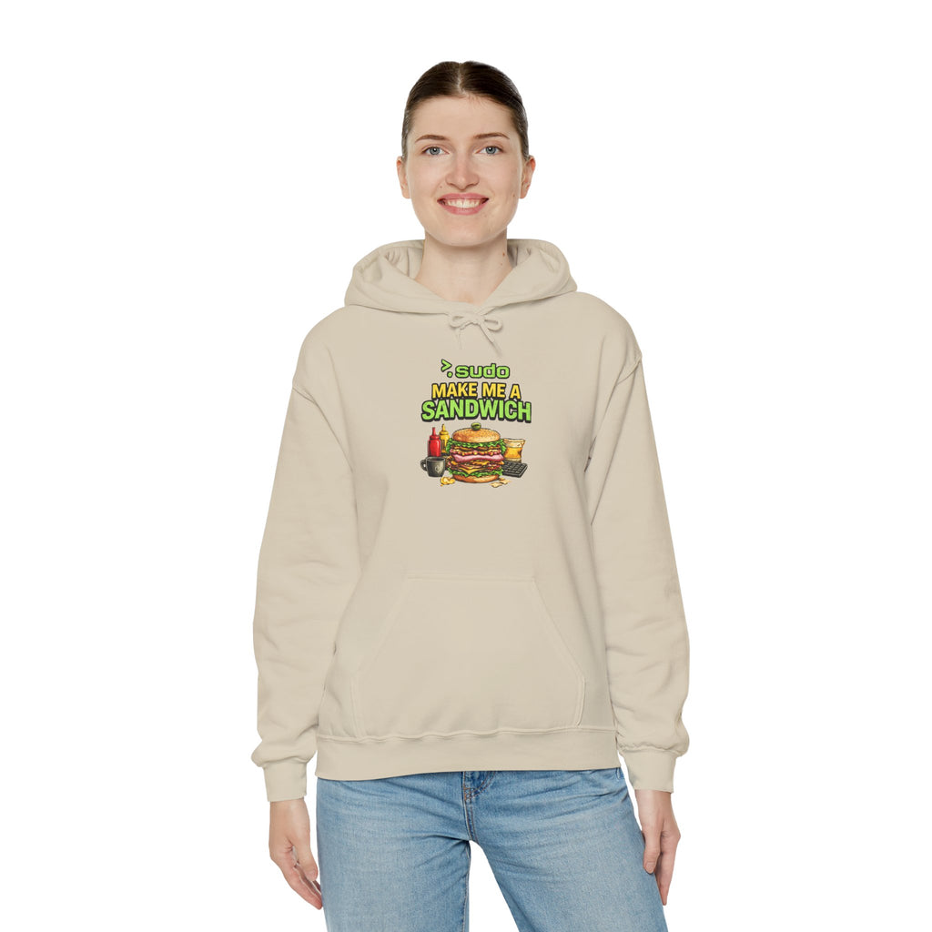 ">.Sudo Make Me A Sandwich" IT Humor Unisex Heavy Blend™ Hoodie