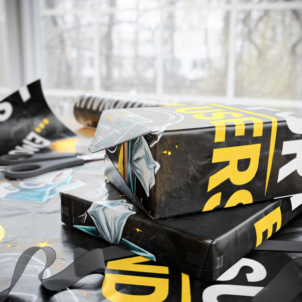 "I Support End Users... Emotionally" Funny IT Wrapping Paper – IT Humor Novelty Gift Wrap