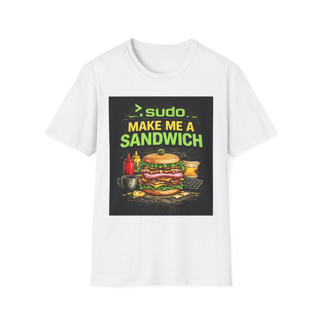 ">. Sudo Make Me a Sandwich" Funny IT T-Shirt — Programmer Tech Humor Graphic Tee