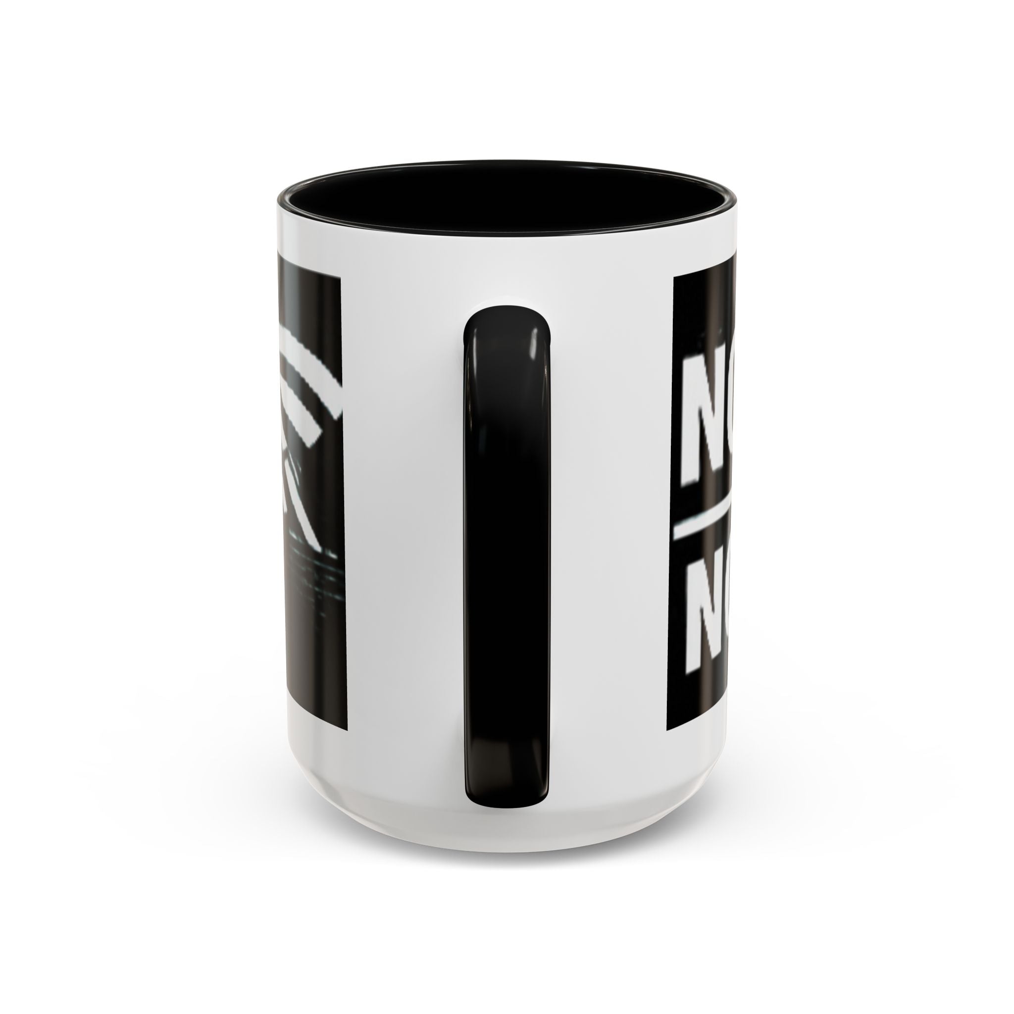 "No Signal No Problem" IT Humor Accent Coffee Mug (11, 15oz)