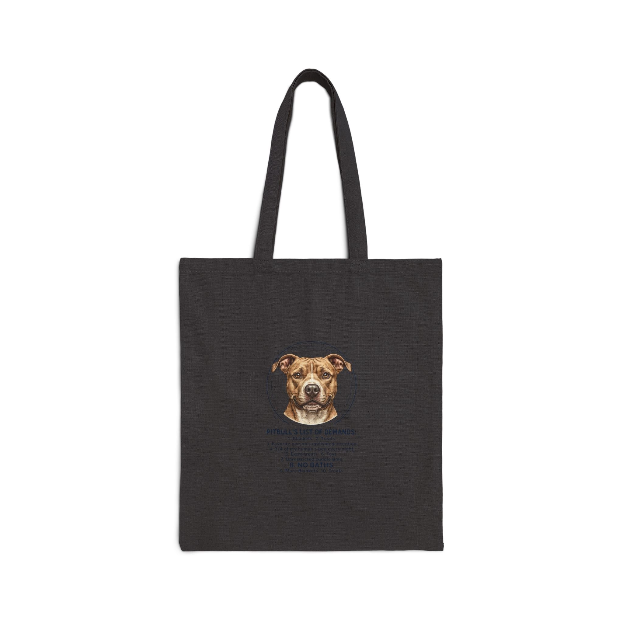 Rescue Pride Dog Mom | Cotton Canvas, Fur Baby Memorial Canvas Tote Bag