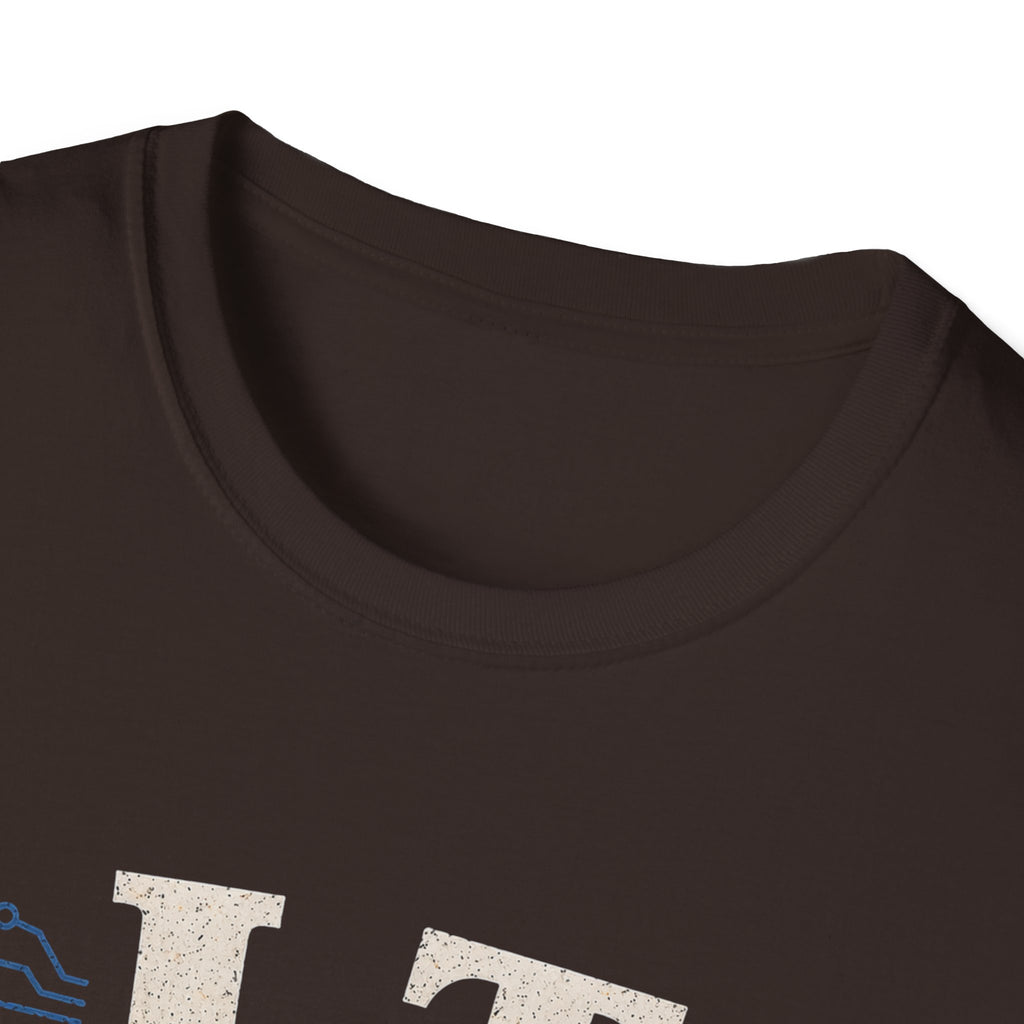 "IT Because Panic Is Not A Solution" Tech Humor T-Shirt — Funny IT Support Tech Tee